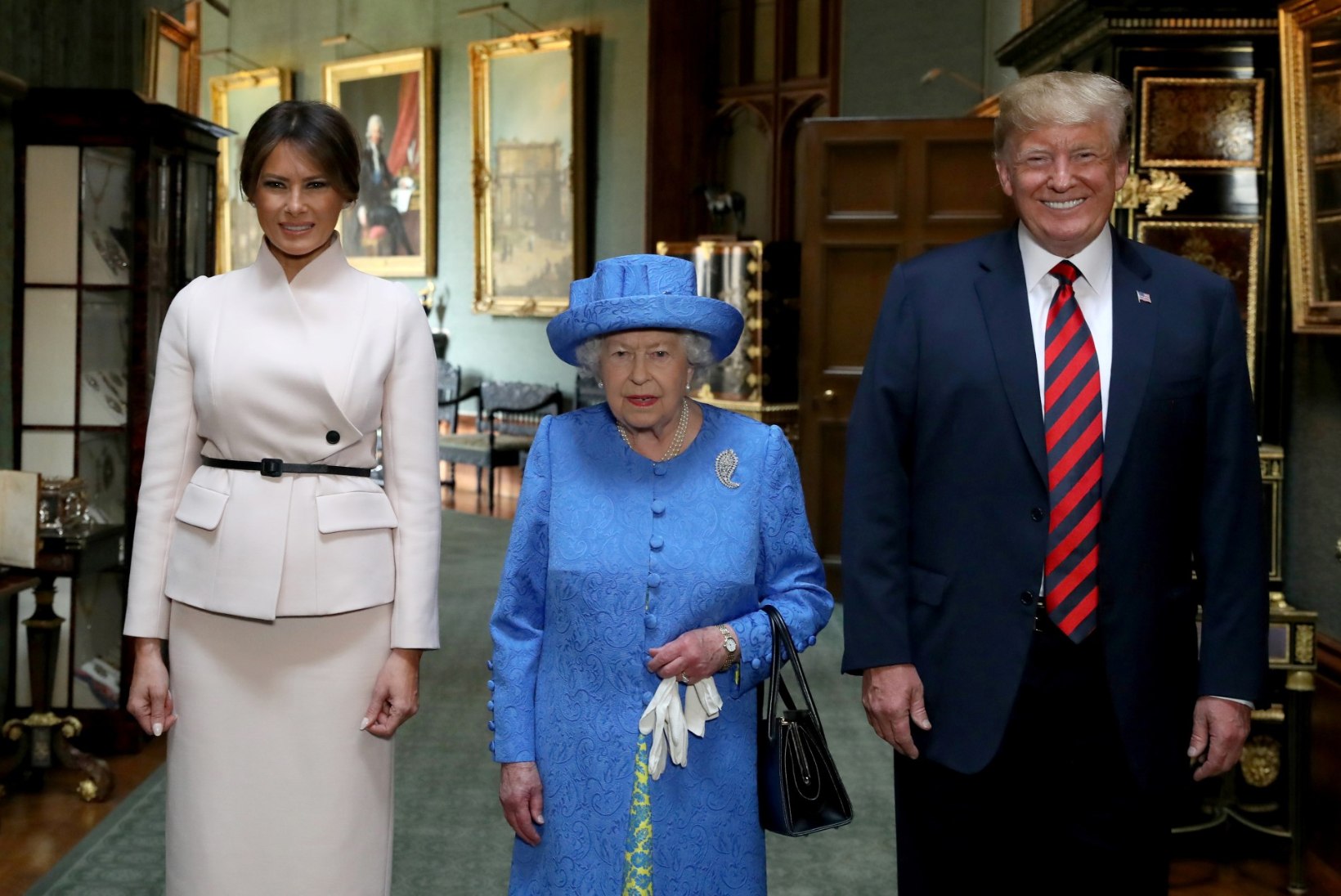 FOTOD | Trump ja Elizabeth II jõid üheskoos kella viie teed