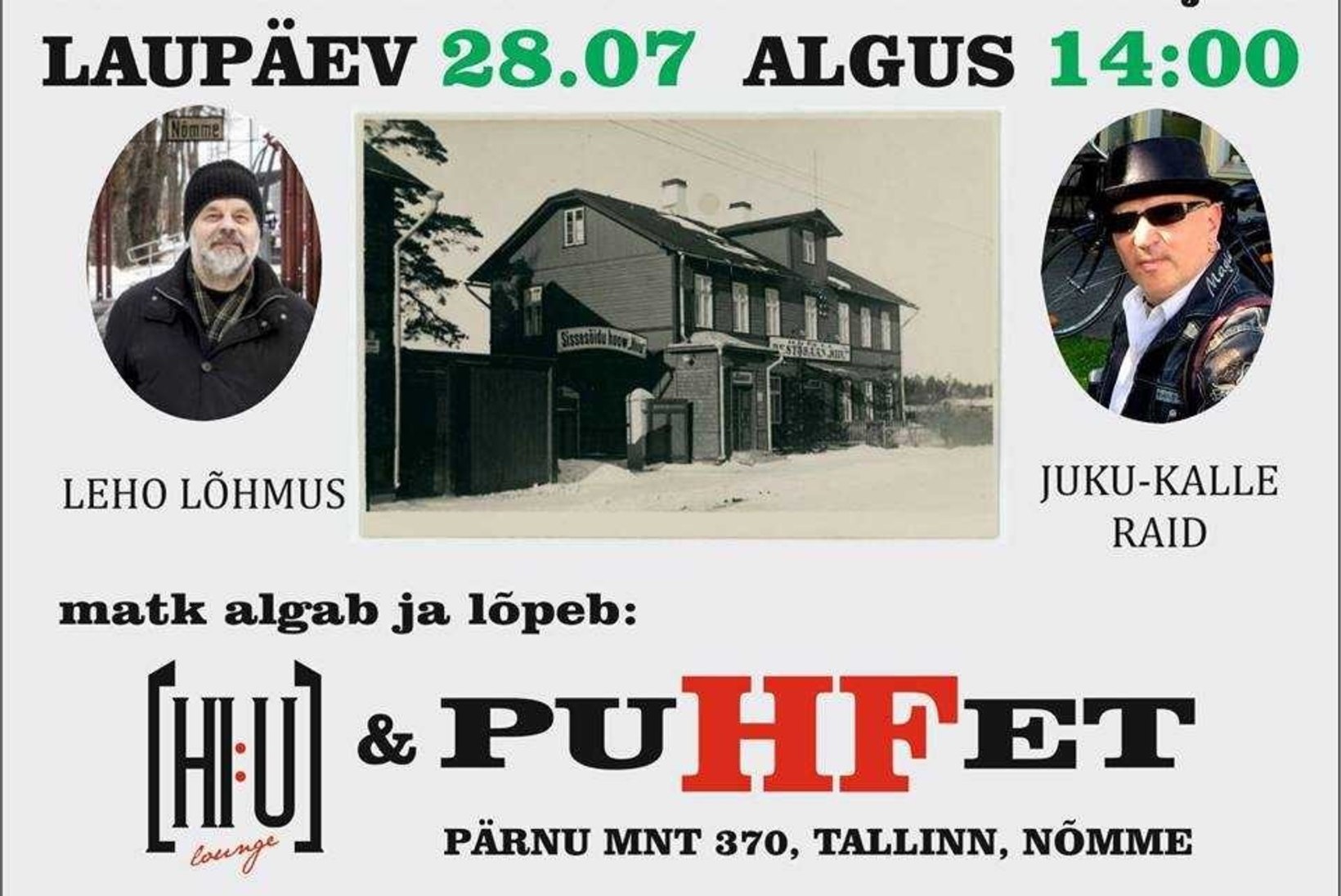 Juku-Kalle Raid korraldab sünnipäeva puhul homme baarituuri