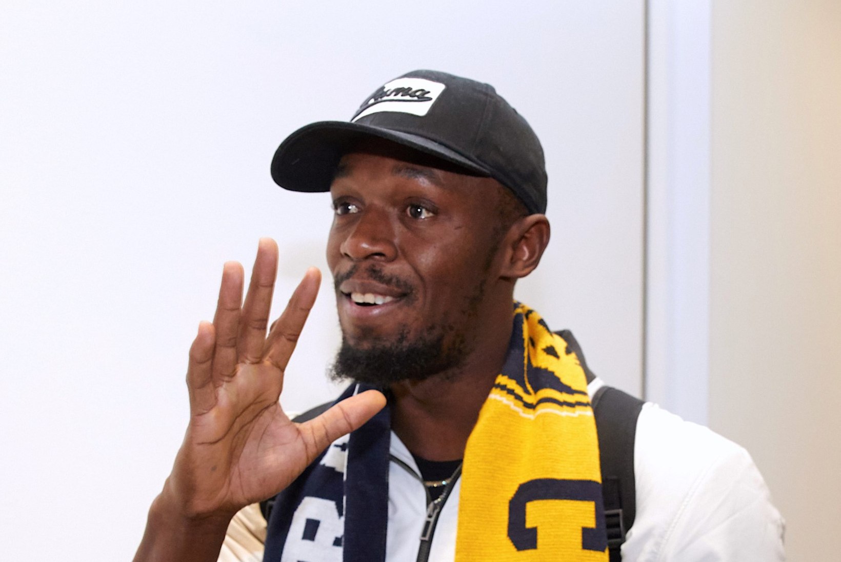 Jalgpallur Bolt jõudis Austraaliasse: näitan maailmale, mis puust ma tehtud olen