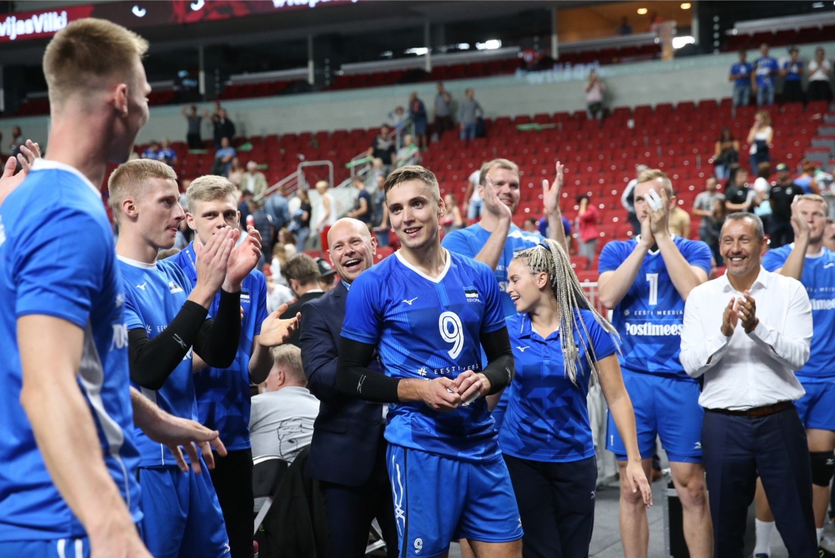 GALERII | EI AITA KA AVO! Eesti võrkpallikoondis seljatas valiksarja avamängus Läti