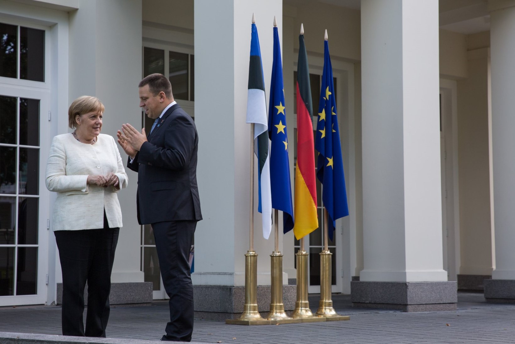 FOTOUUDIS | Peaminister Ratas kohtus liidukantsler Merkeliga