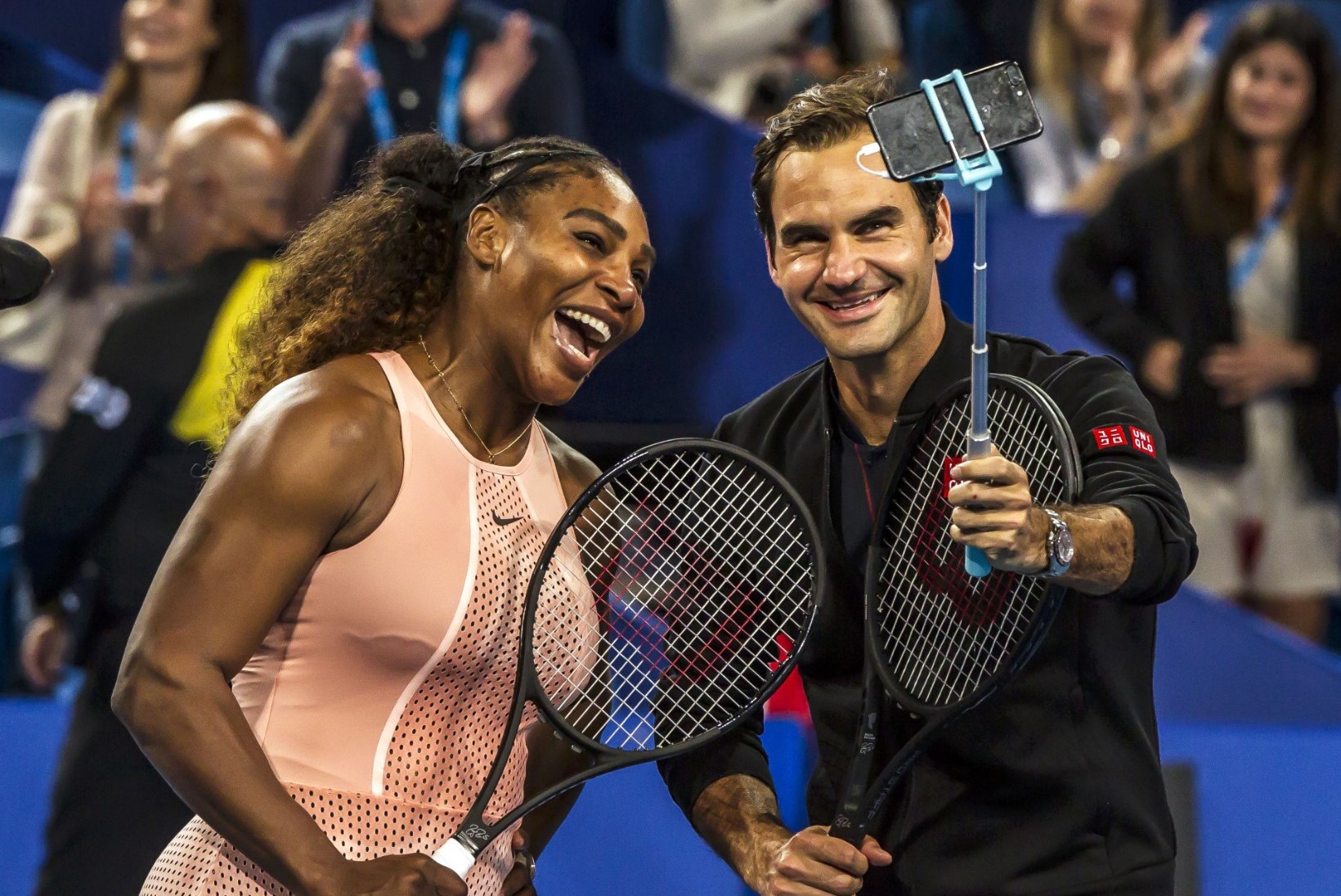 Serena Williams ja Roger Federer mängisid esimest korda teineteise vastu