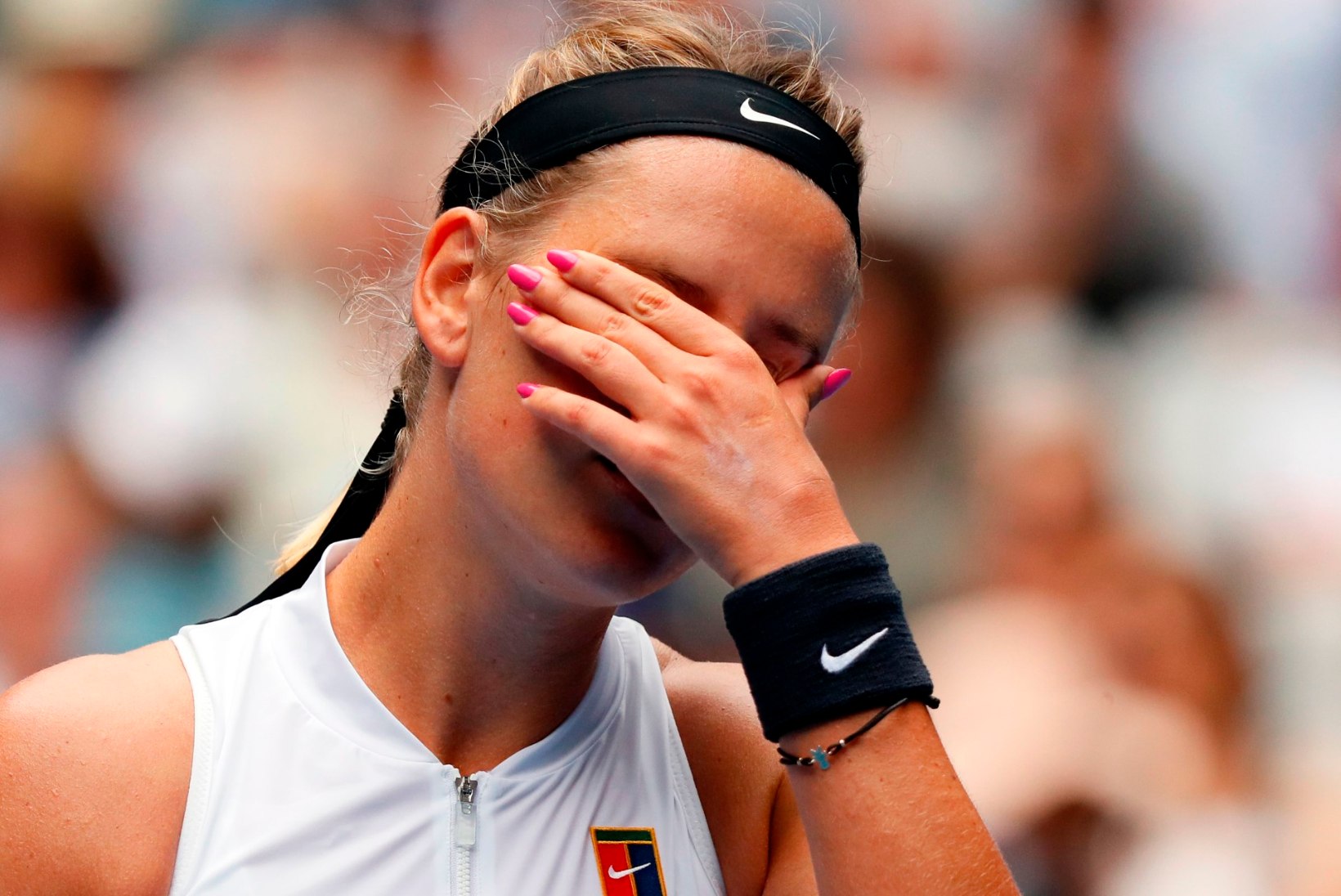 VIDEO | Lapse pärast kohut käiv tennisist Viktoria Azarenka puhkes pressikonverentsil nutma
