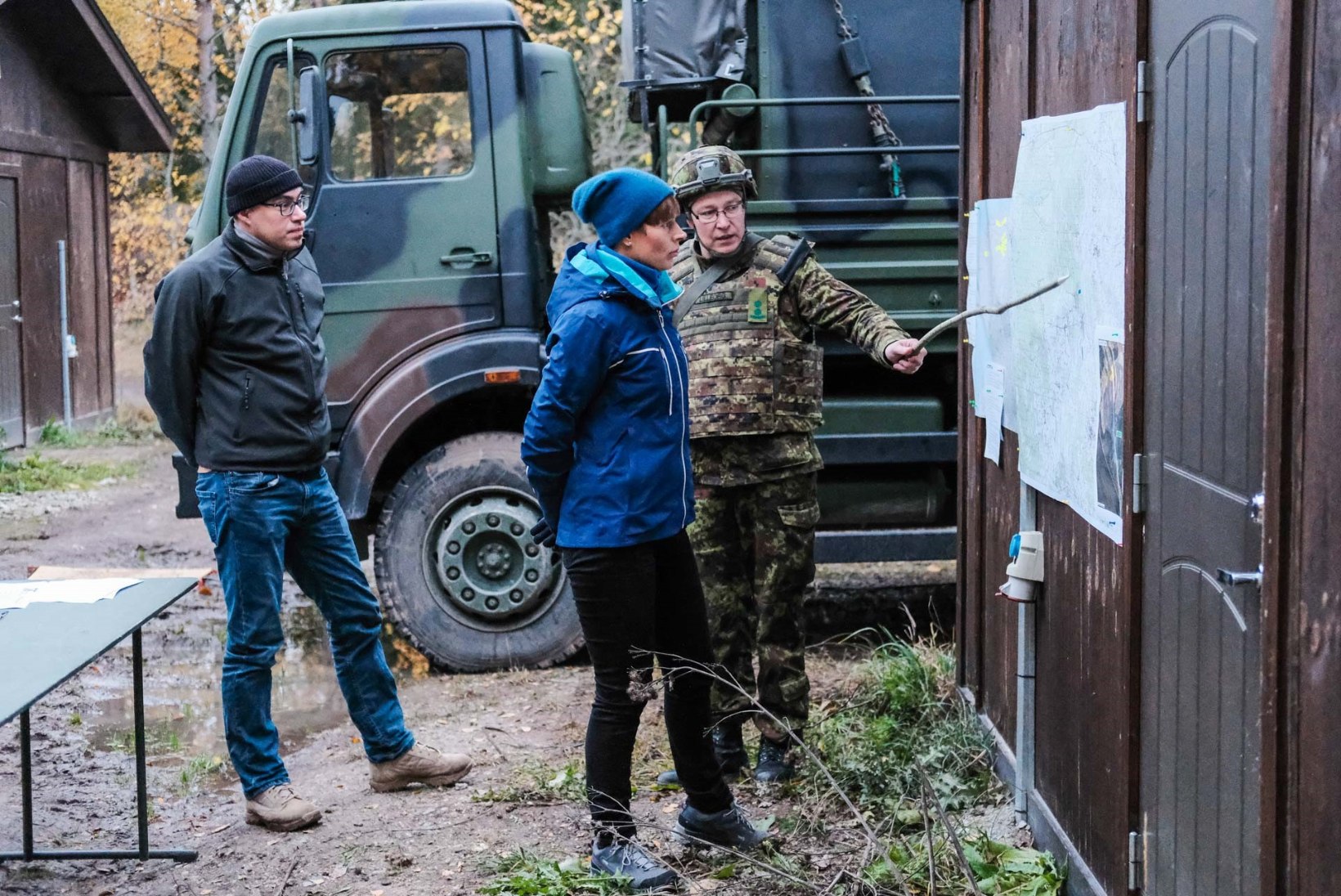 FOTOD | President Kaljulaid Okasel: tänu reservistide valmidusele on Eesti kaitstud