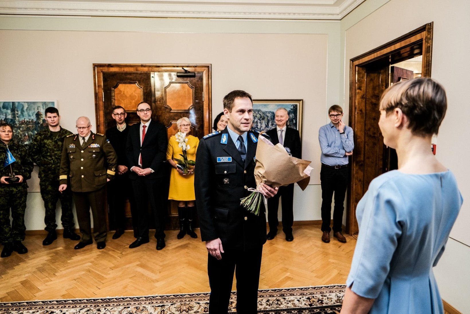 FOTOD | Juubilar Kersti Kaljulaid tänab õnnitlejaid