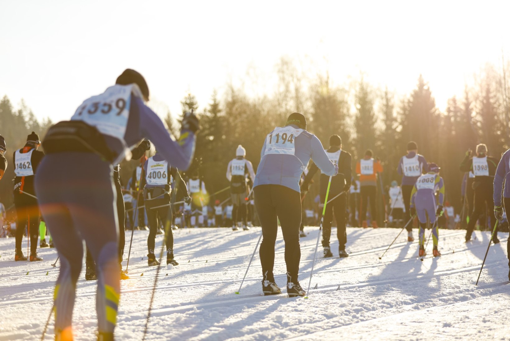 GALERII | Suusapidu Lõuna-Eestis: Tartu maratoni võit läks Soome, parim eestlane esikümne lõpus