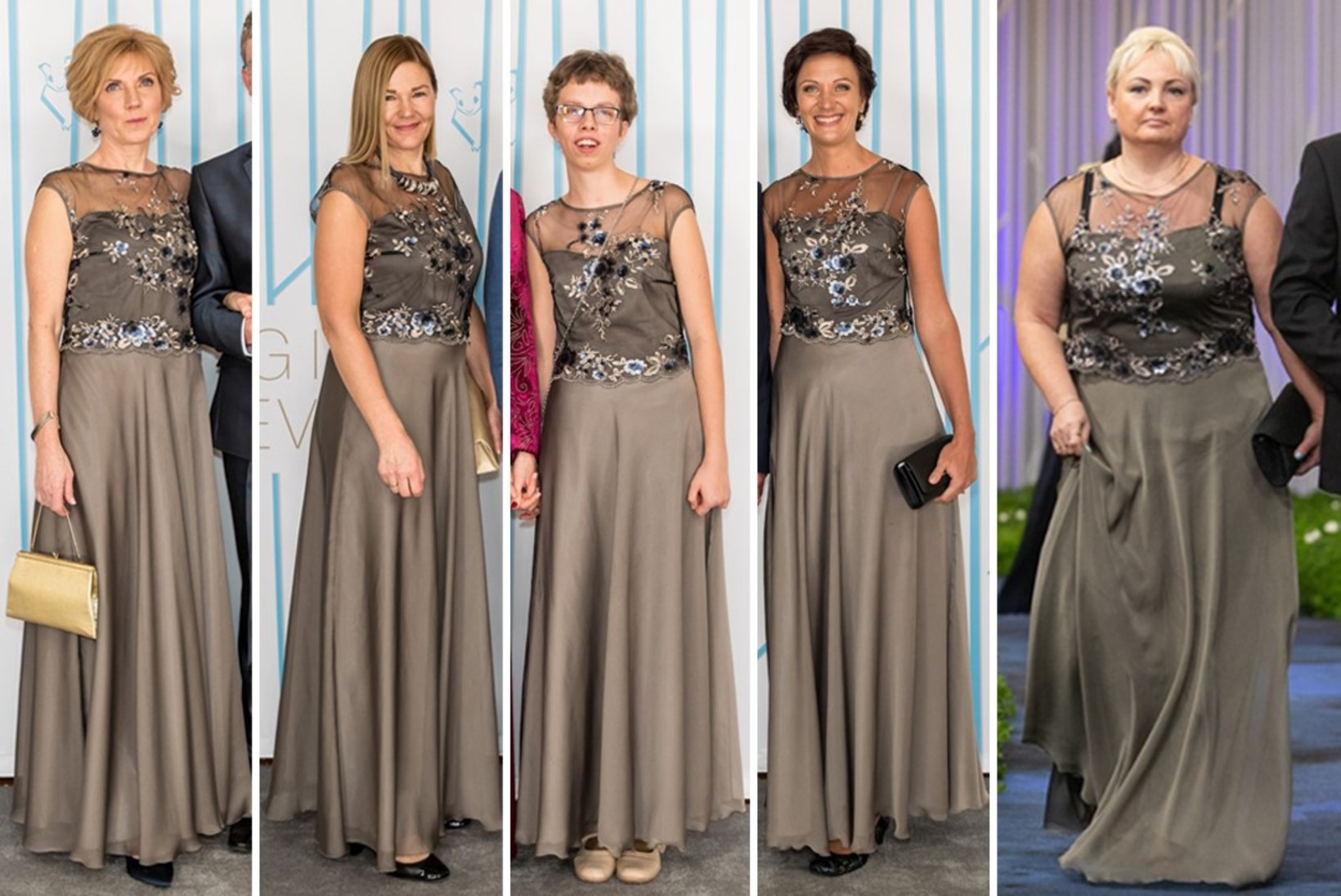 FOTOD | Populaarne valik! Viis naist kandsid presidendi vastuvõtul ühesugust kleiti