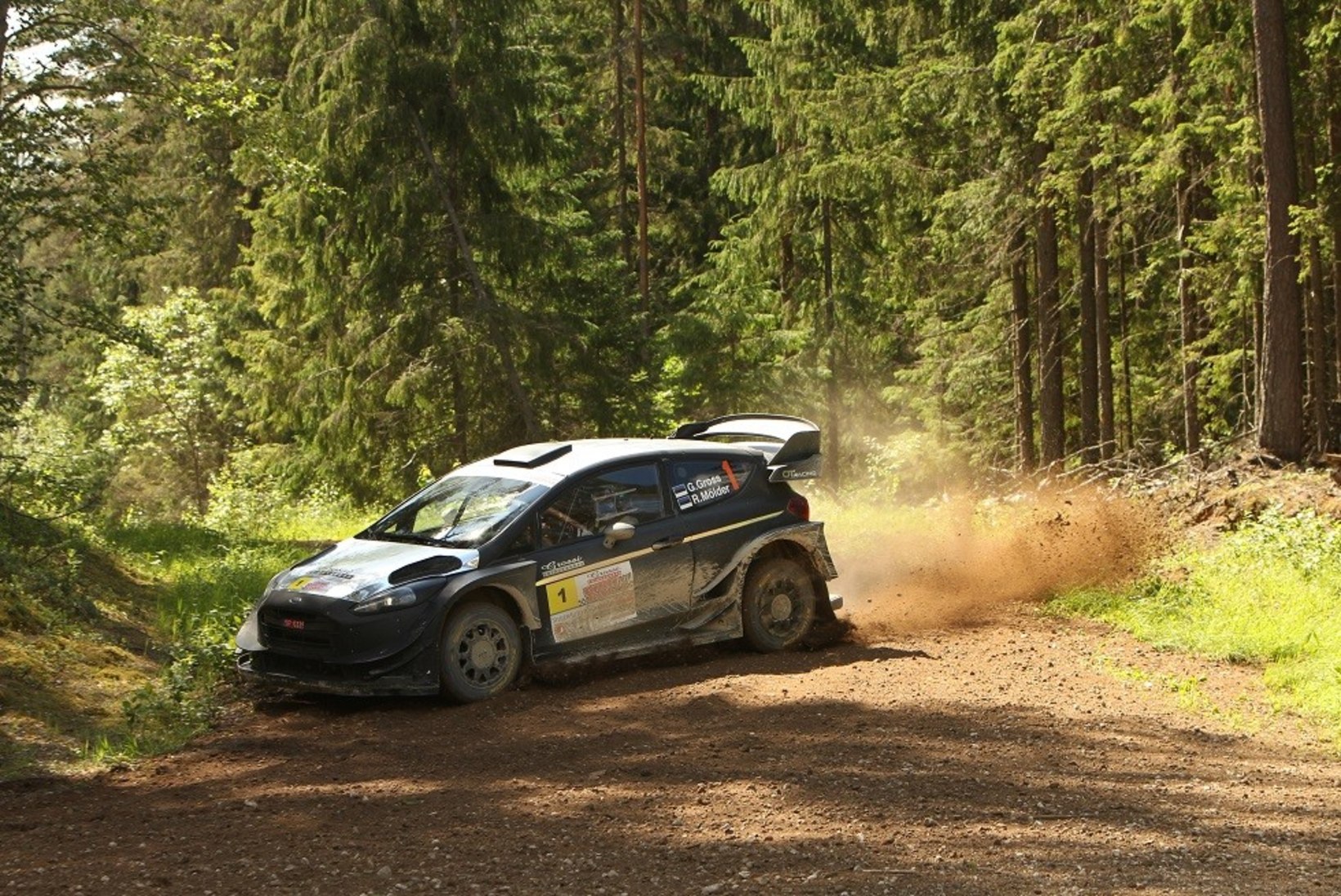 Viru rallil toimunud kahe WRC-masina heitluse võitis Georg Gross