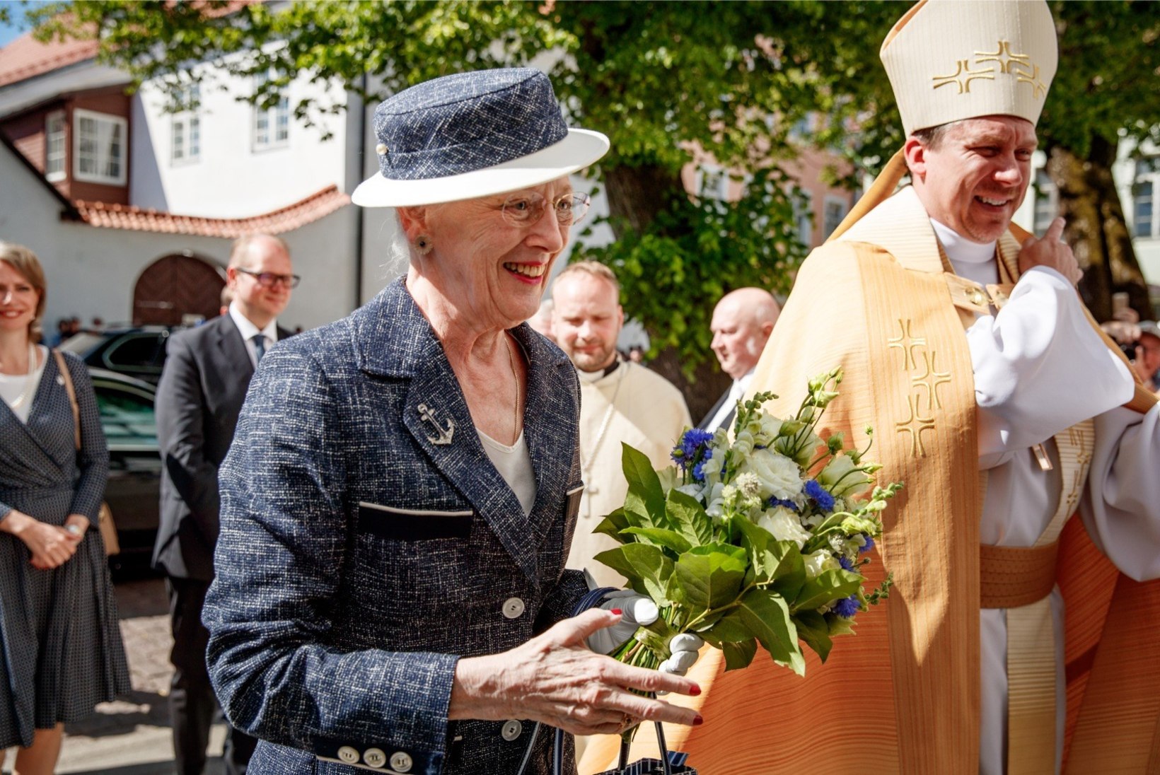 GALERII I Taani kuninganna külastas Tallinna Toomkirikut