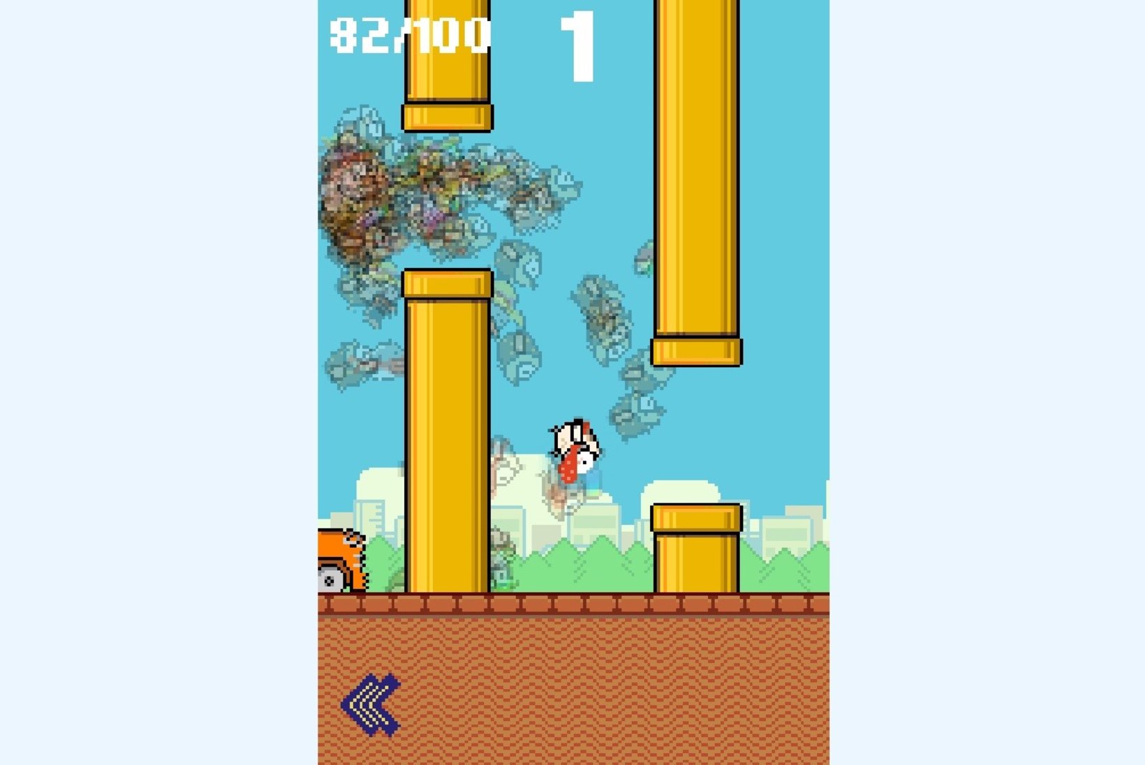 „Flappy Bird“ on tagasi, ent sel korral võitled sa 99 teise abitu linnuga