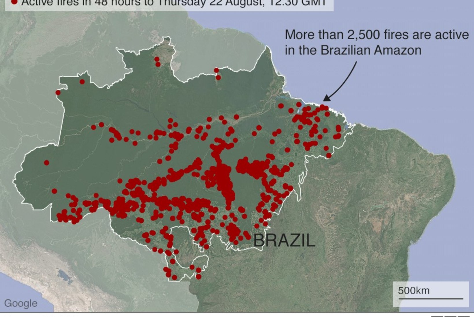 AMAZONASE TULEKAHJUD: Brasiilia saadab sõjaväe appi leeke kustutama
