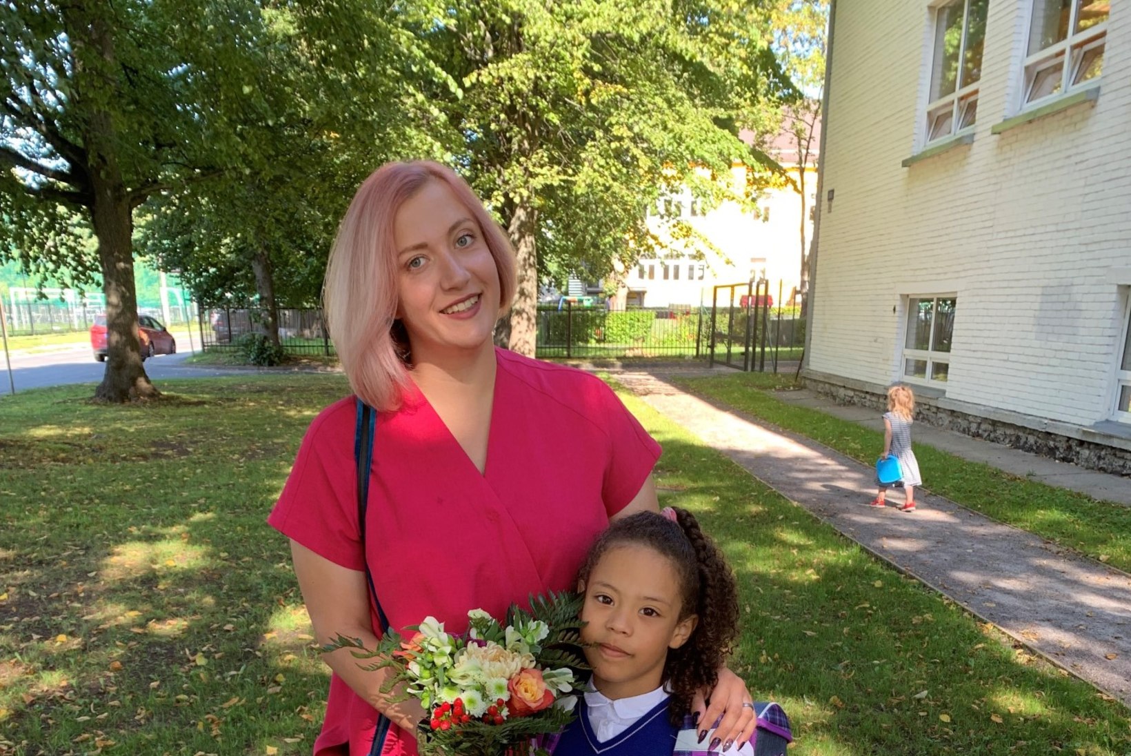 Sofia Rubina tütar alustas kooliteed: meile oli tähtis, et laps õpiks eesti keelt