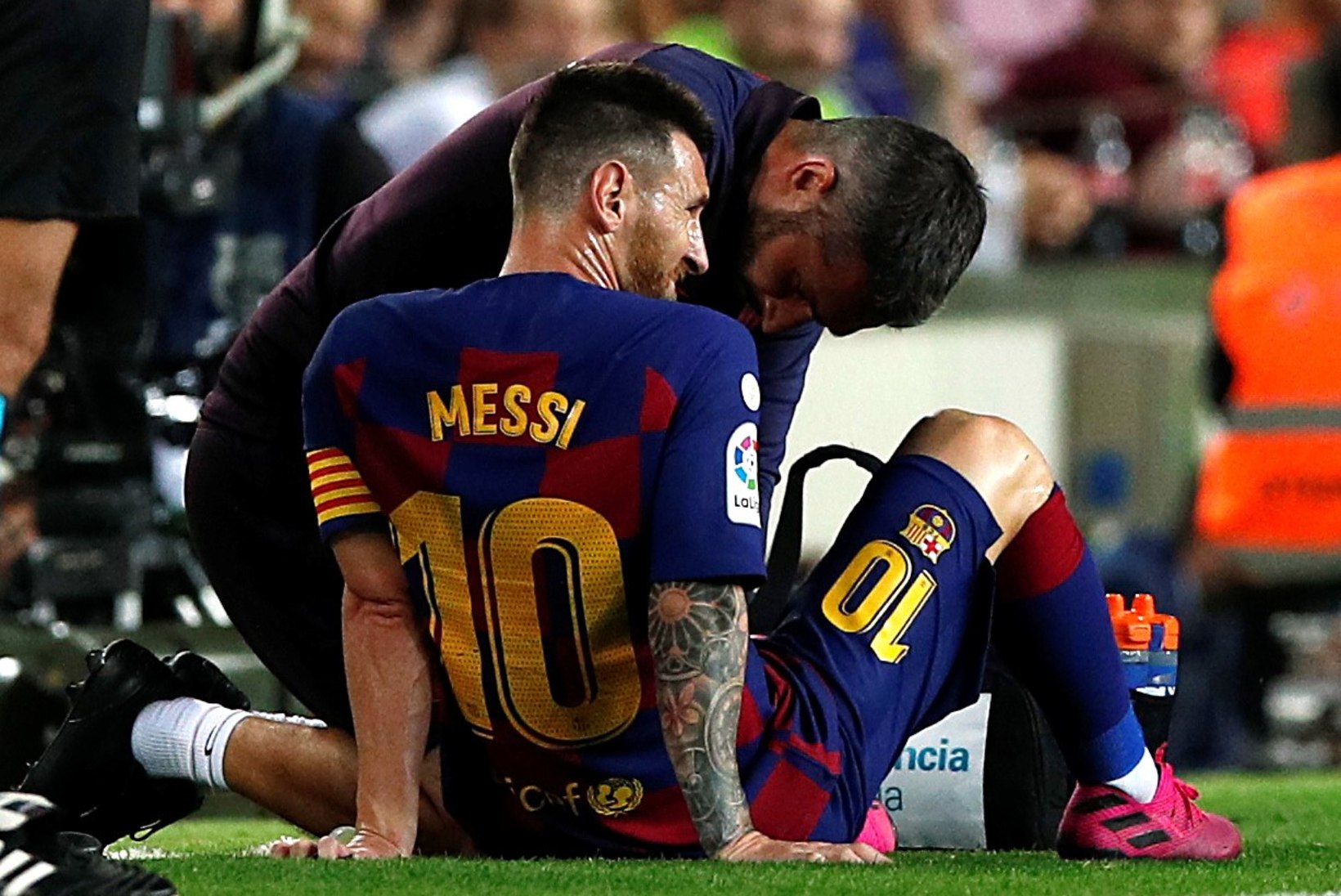 Äsja vigastuspausilt naasnud Lionel Messi tegi endale jälle liiga