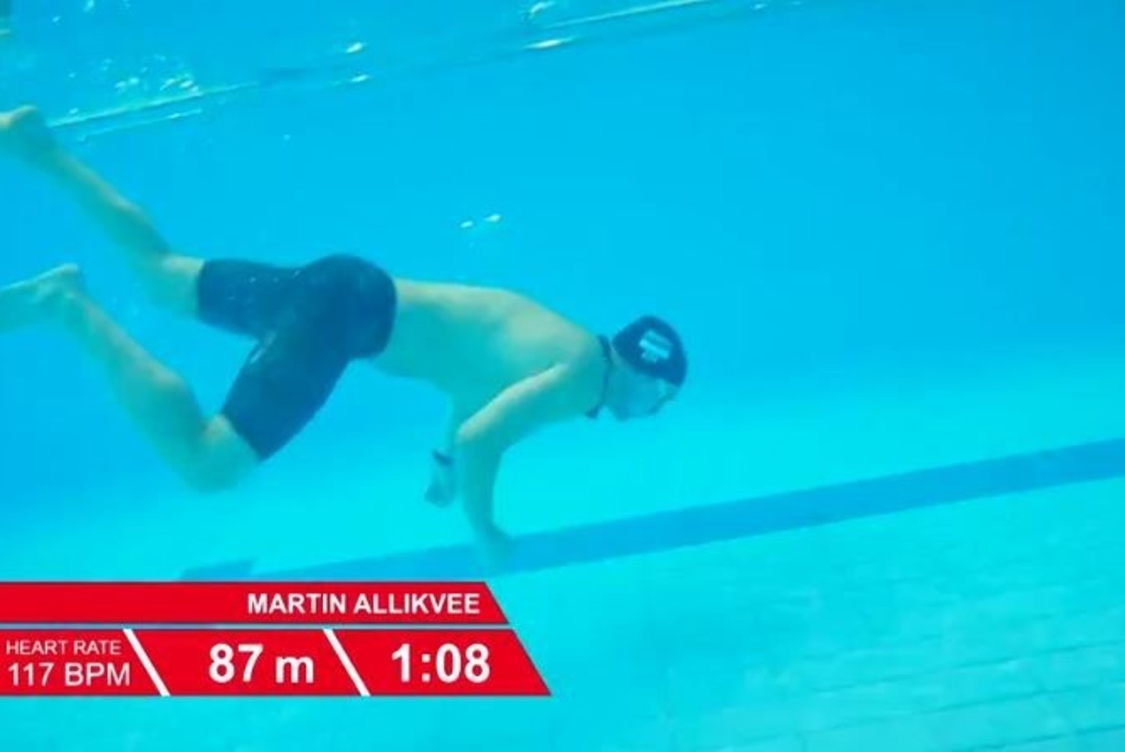 TV3 VIDEO | Eesti tippujuja kaotas rekordite saate salvestusel vee all teadvuse