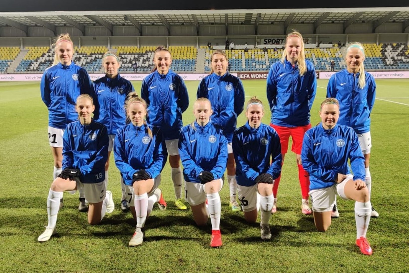 Naiste jalgpallikoondis kaotas võõrsil Sloveeniale