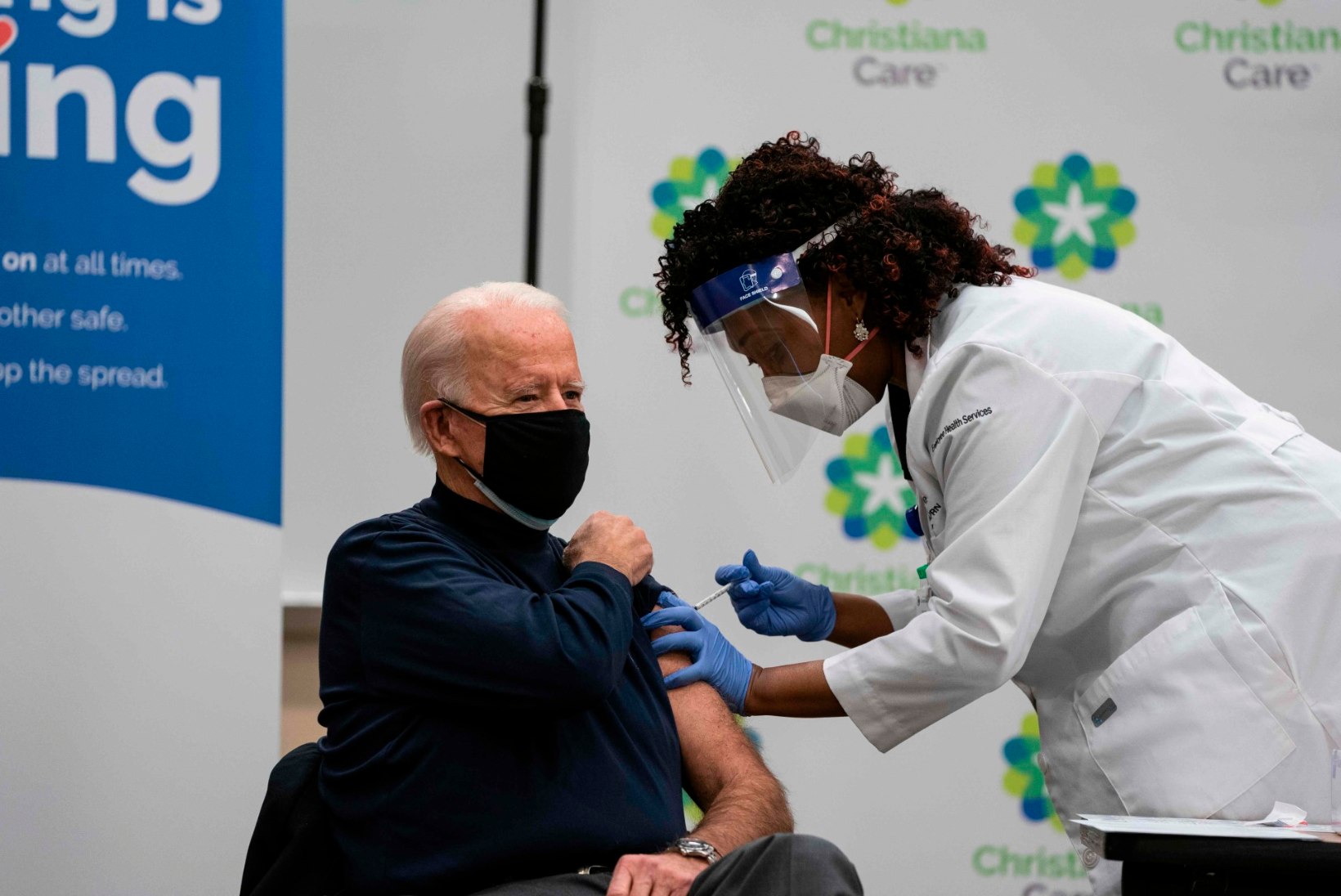 Tulevane USA president Joe Biden lasi end otse-eetris vaktsineerida