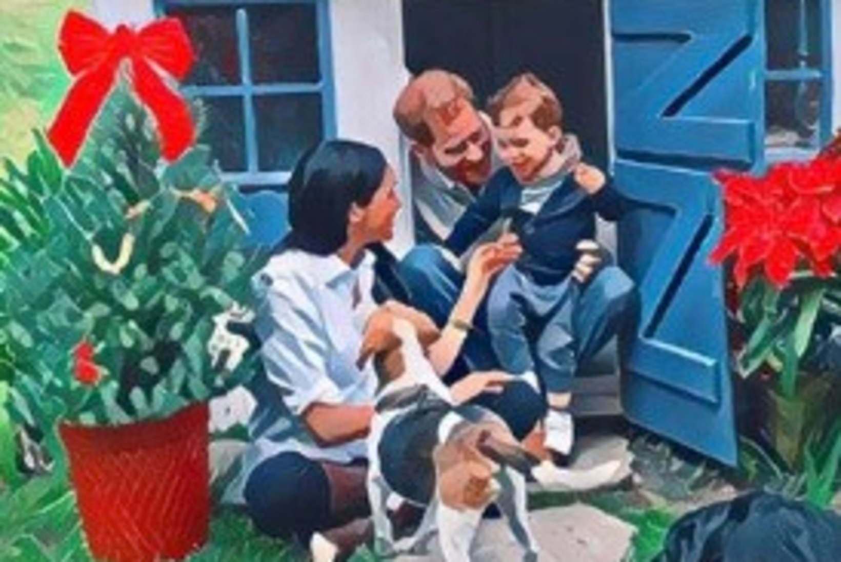 Sellise jõulukaardi saatsid Harry ja Meghan tänavu – pildil on ka pisi-Archie!