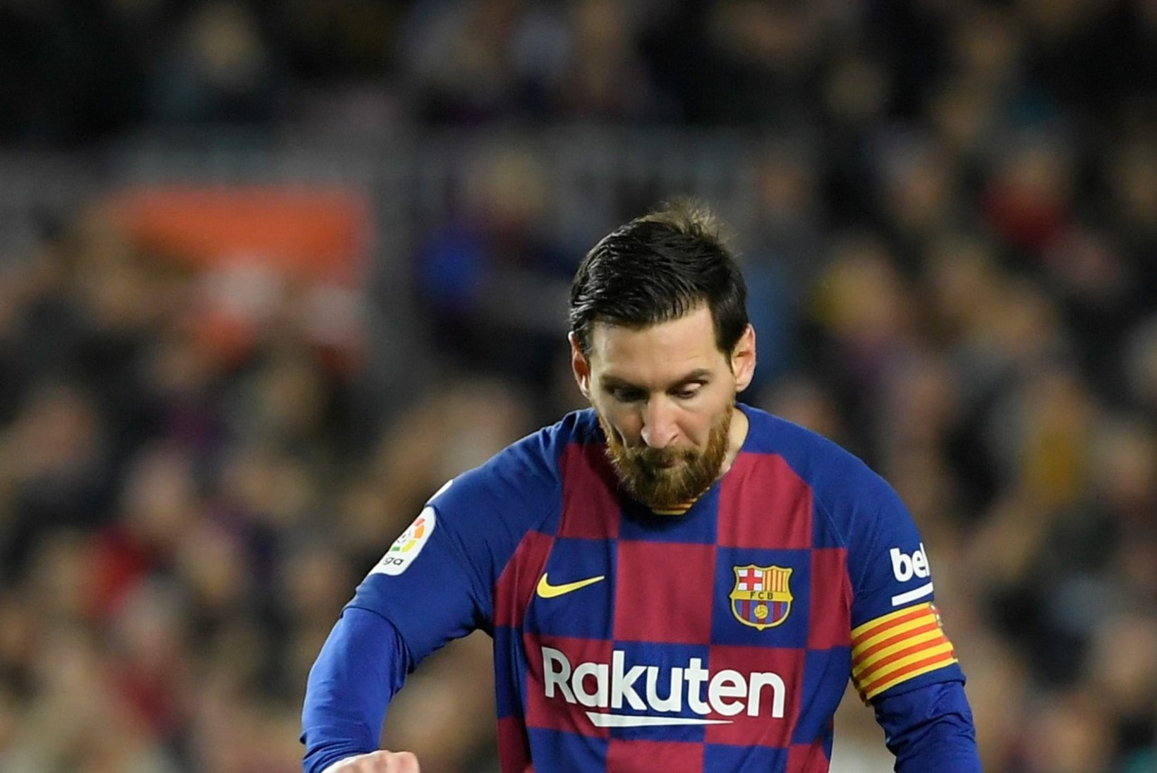 Messi täpne penalti lõpu eel tõstis Barcelona taas Hispaanias esimeseks