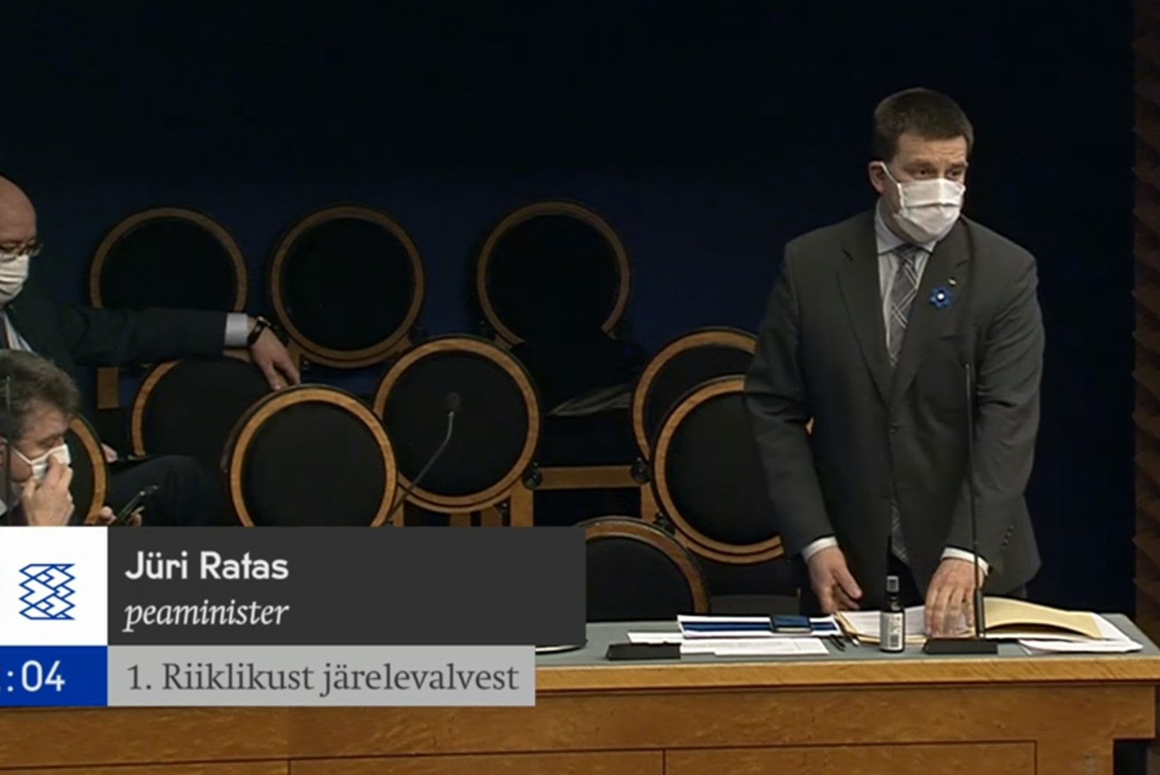 Peaminister Ratas infotunnis: valitsus arutab lisaks maskide saatmisele ka Itaalia ja Hispaania rahalist toetamist