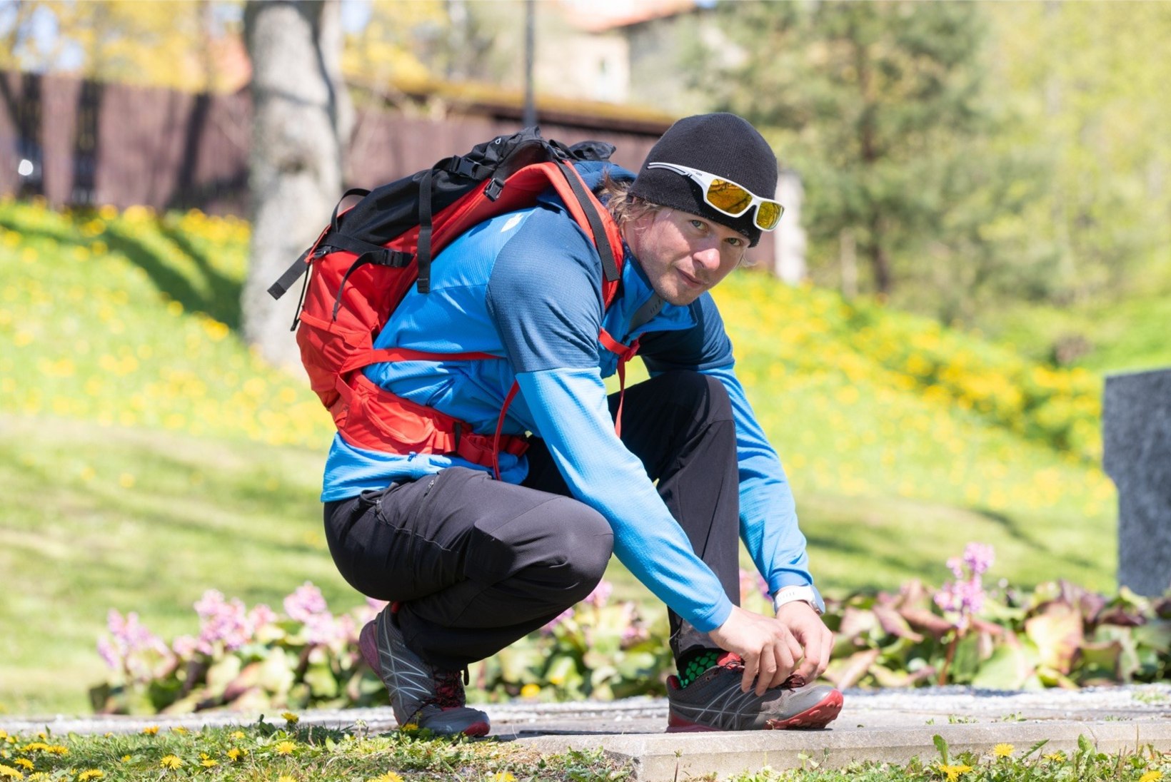 1000 KM – TEHTUD! Maikuus mööda Eestit jalutava Kunnar Karu eesmärk täitus Rummu karjääri ääres
