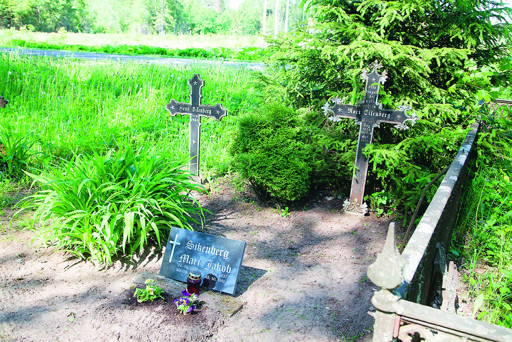 Voldemar Kuslapi kalmukolumn | Nukrad hauad niitmata rohus