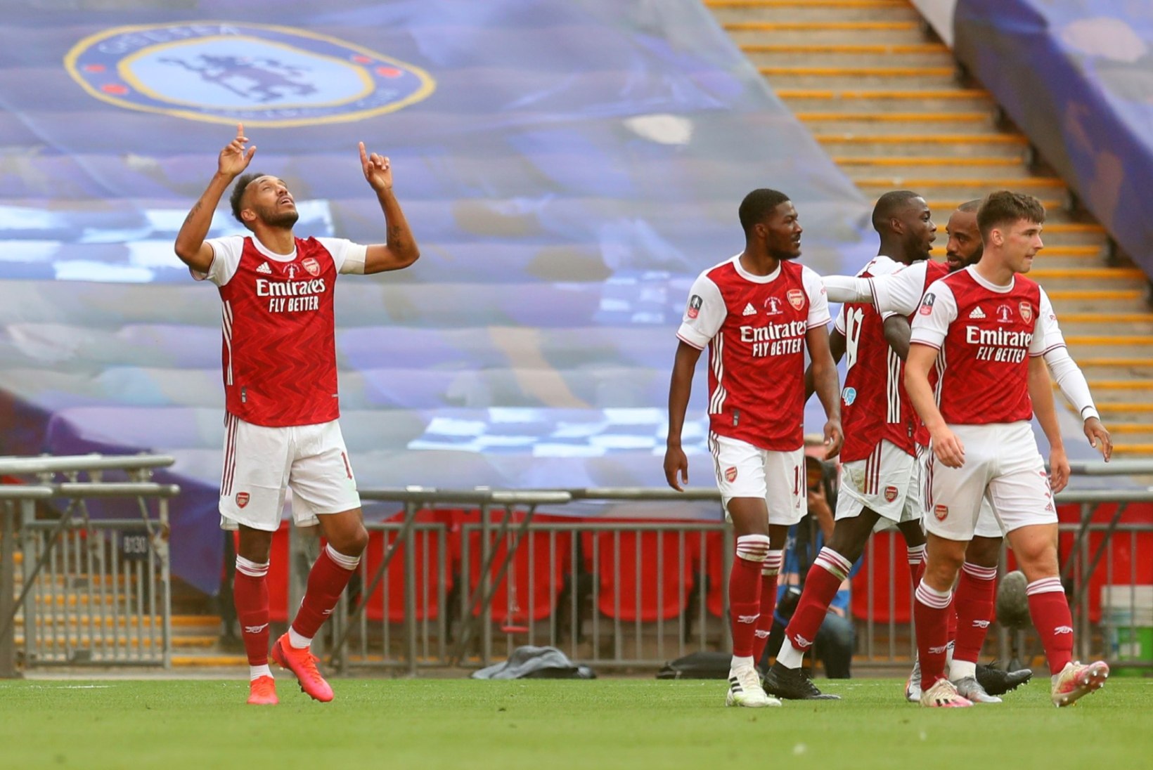 Aubameyangi väravad tõid Arsenalile Inglismaa karika