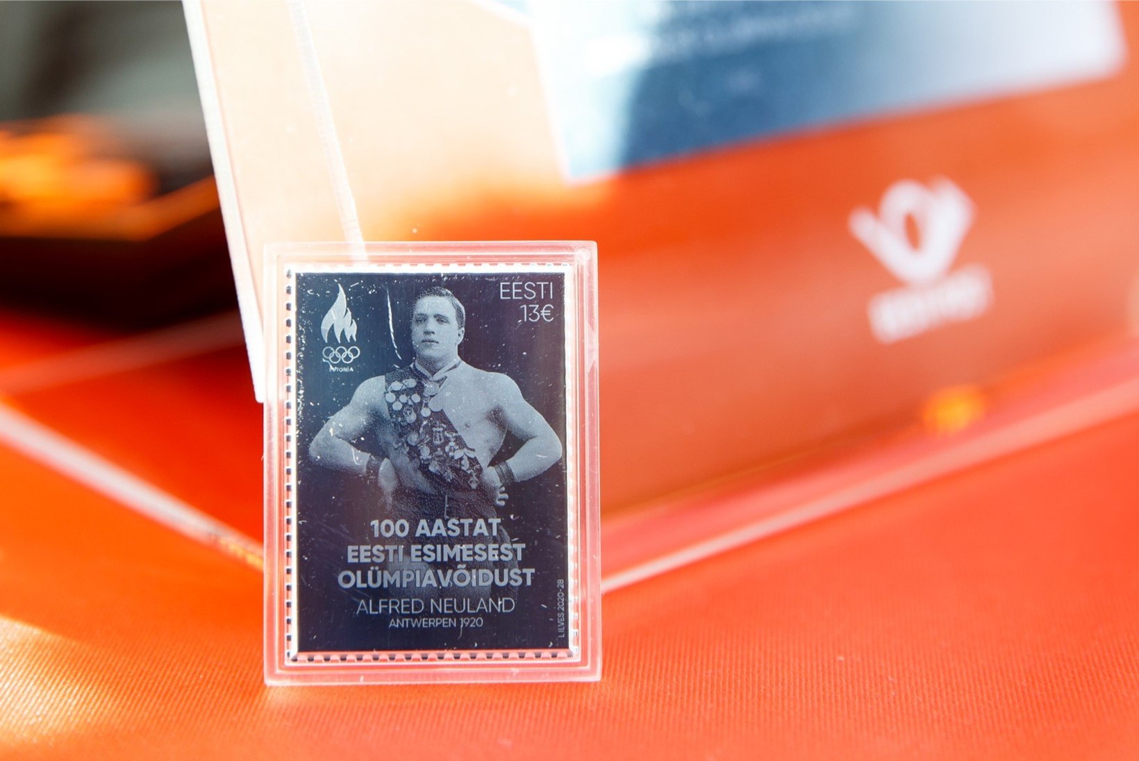 GALERII | EOK tähistas Eesti esimese olümpiavõidu 100. aastapäeva, juubeli puhul anti välja hõbemark