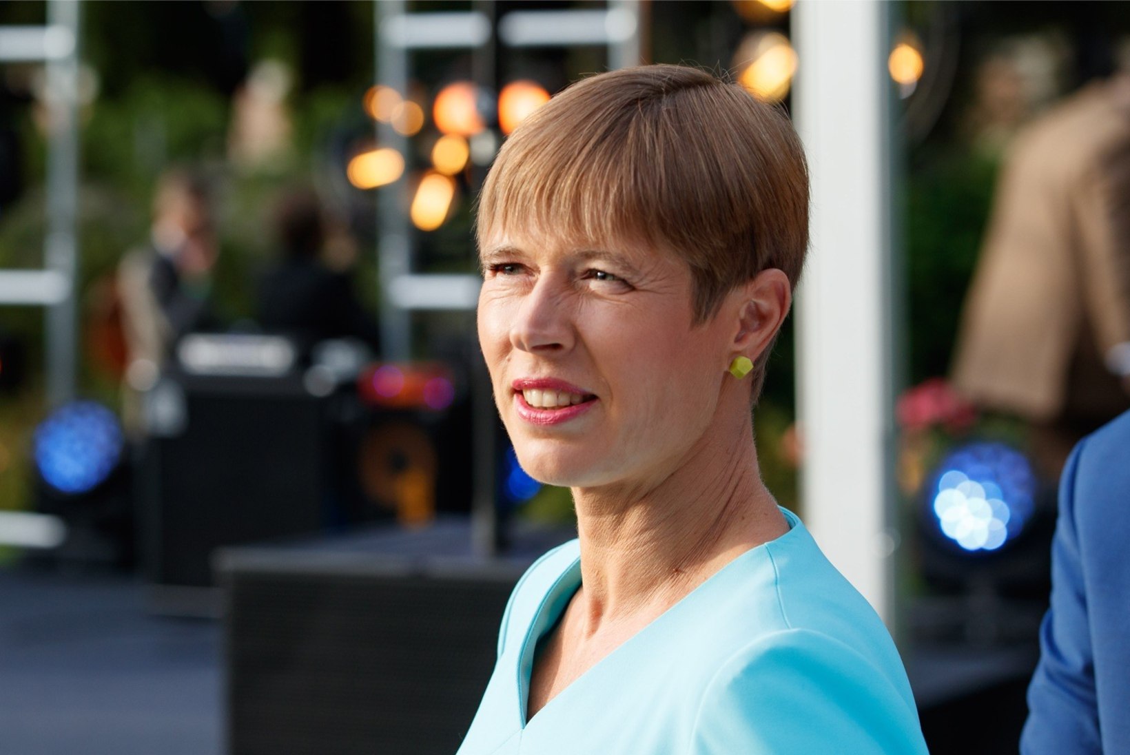 President Kersti Kaljulaid tegi Eesti tipplaskesuusatajaga koos trenni