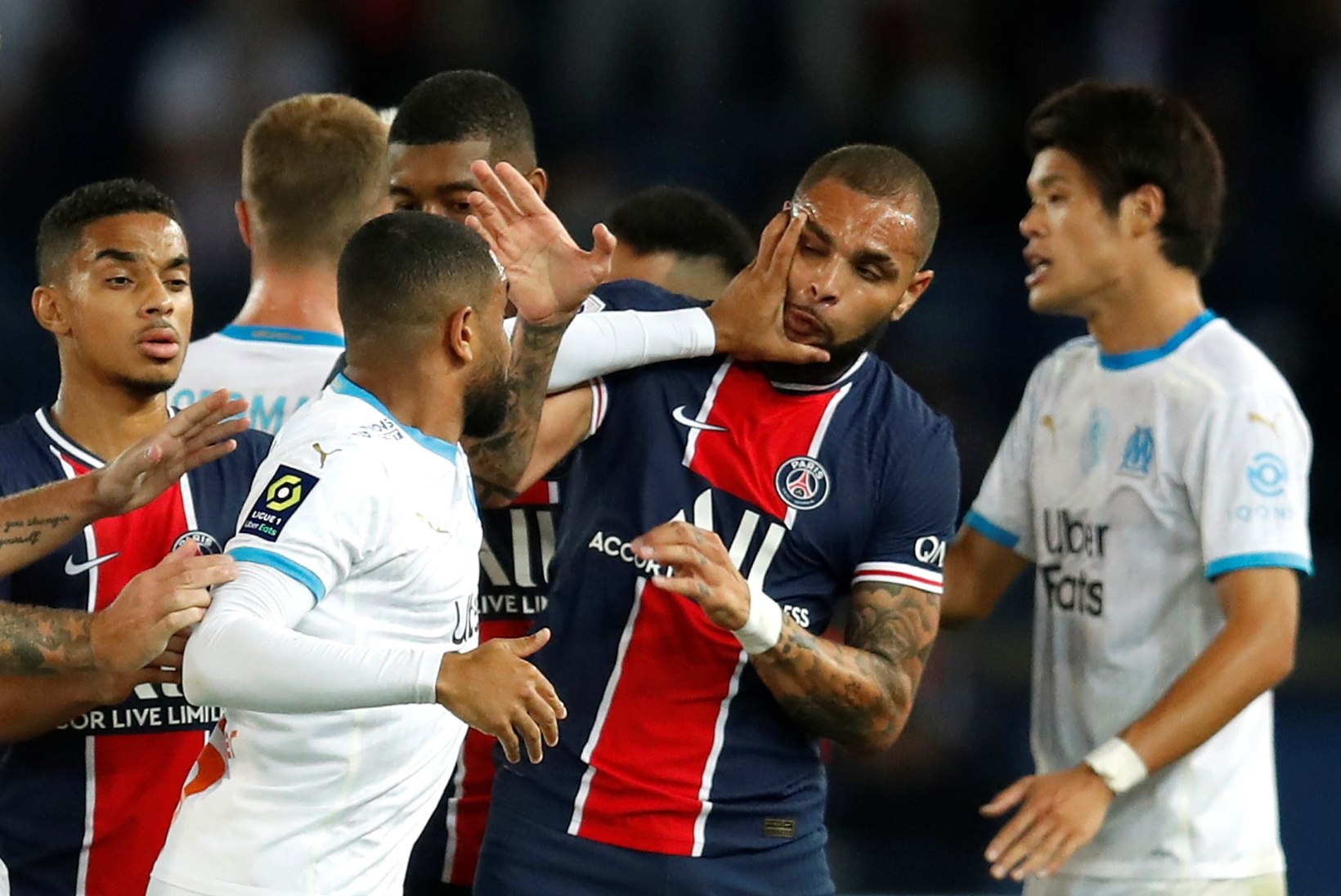 VIDEO | PSG ja Marseille mäng lõppes mäsu ja viie punase kaardiga