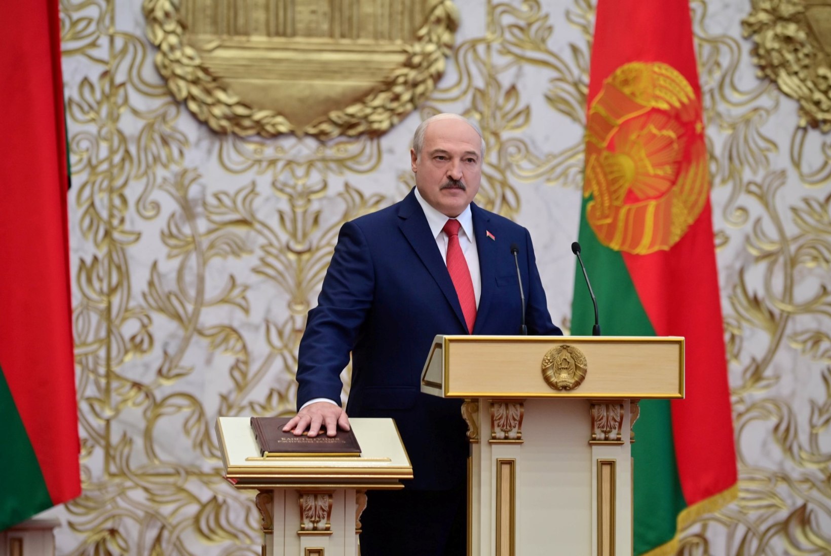 Lukašenka pani Minski tänavad salajase tseremoonia korraldamiseks kinni