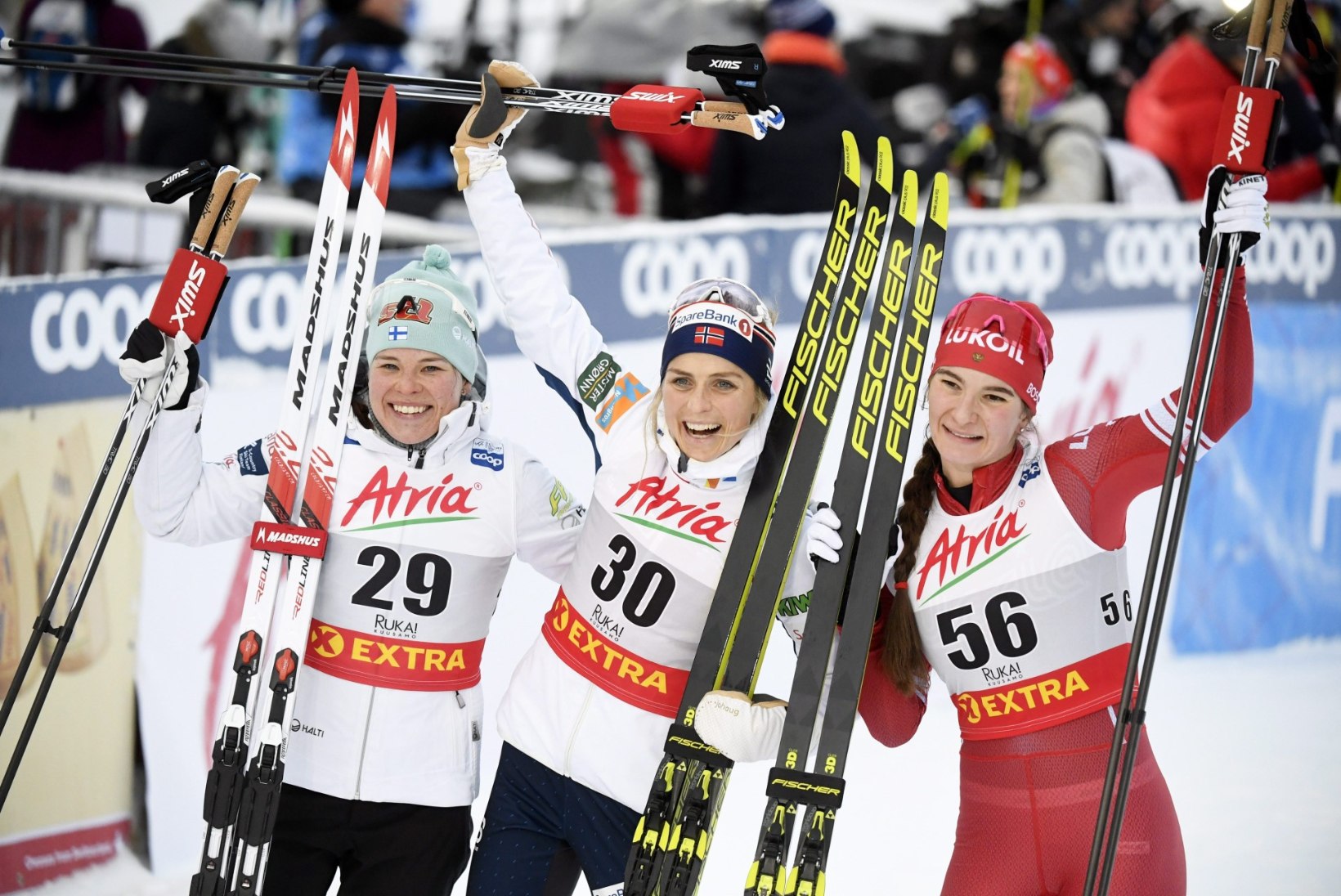 Naiste Tour de Ski sõidu tänane võit läks Venemaale