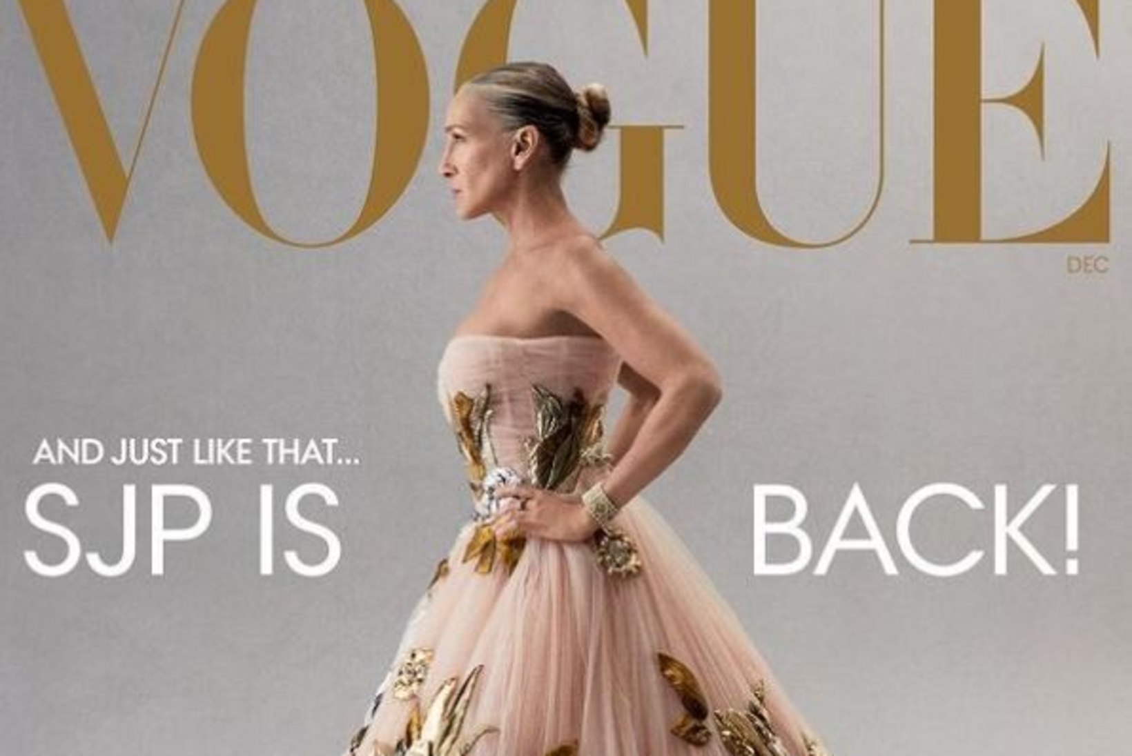 „Seksi ja linna“ täht poseerib Vogue'i esikaanel trotslikult hallipäisena