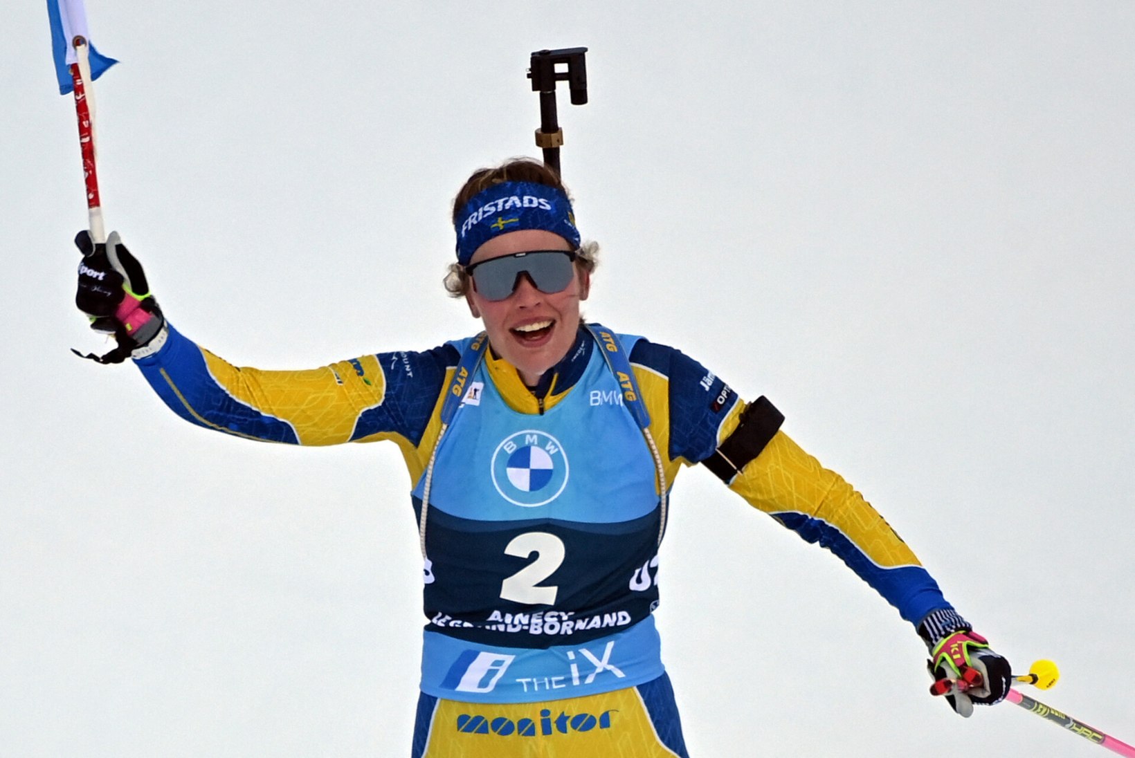 Teist päeva järjest võidutsenud Öberg ületas finišijoone Rootsi lipuga