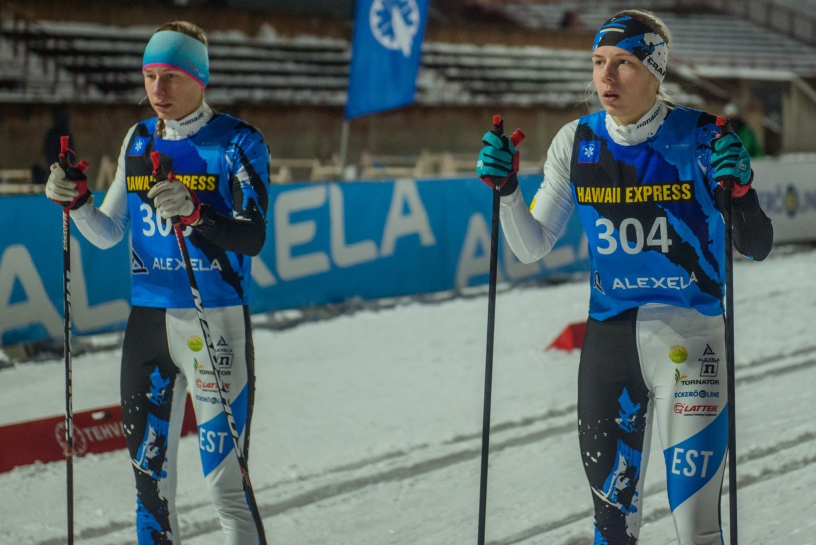 Eesti suusakaksikud sõitsid juunioride MMil ühte sekundisse
