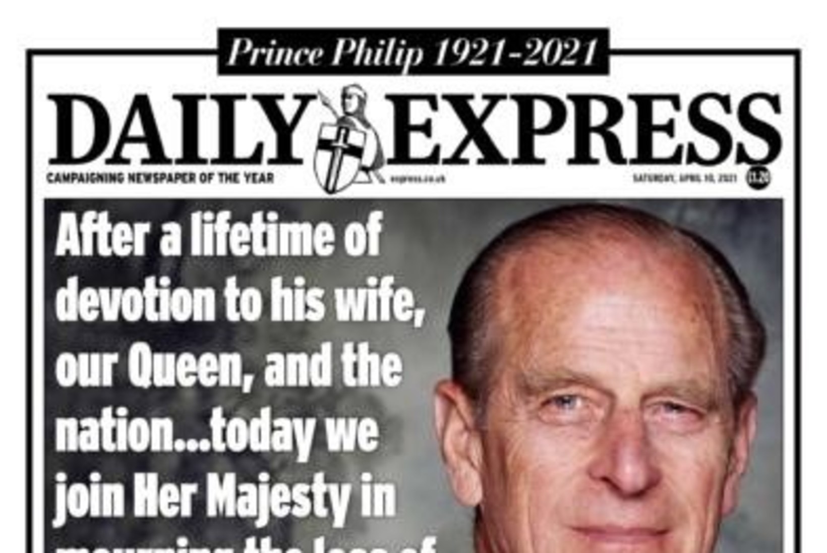 FOTOD | Briti lehtede esikaaned päev pärast prints Philipi surma 