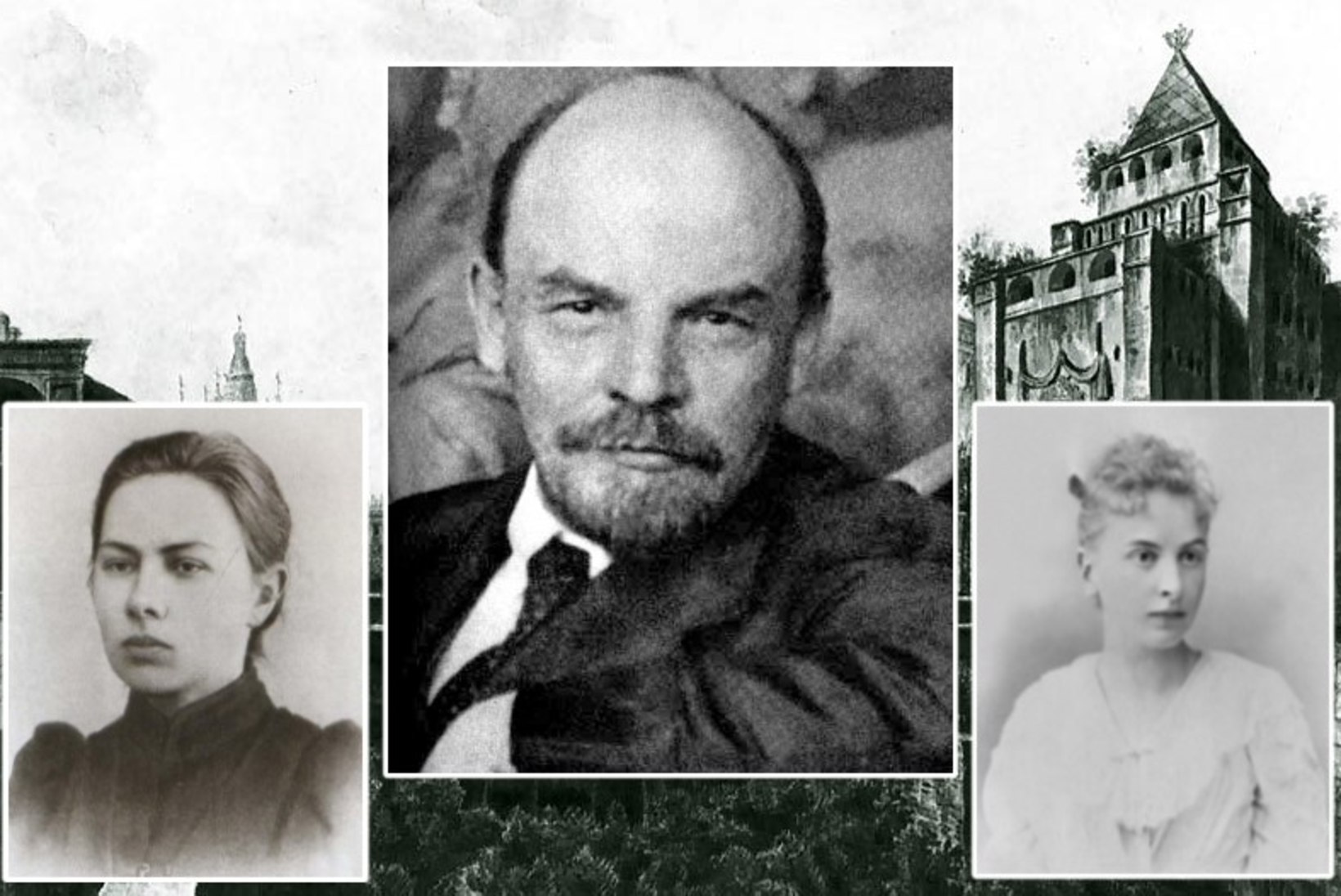 REVOLUTSIOONI VARJUS: Vladimir Lenin, tema abikaasa ja armuke moodustasid omapärase armukolmnurga