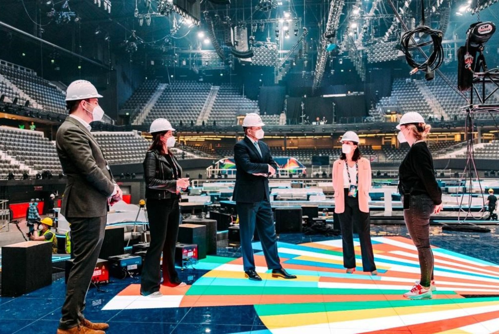 GALERII | Hollandi kuningas käis uurimas, kuidas käivad Eurovision 2021 ettevalmistused