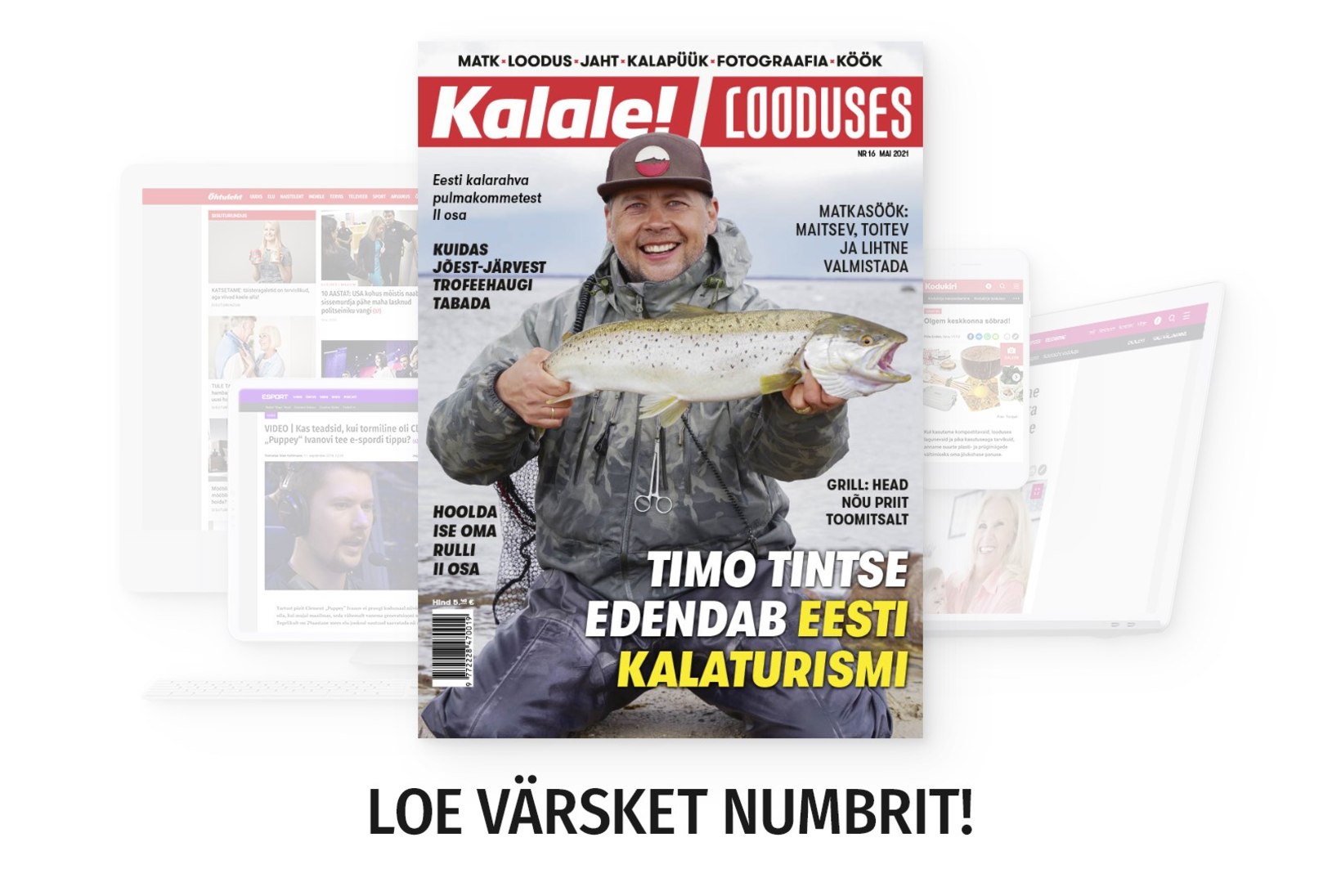 Trofeehaugi püügist, mõnusast matkasöögist ja Estlandi lantidest: Kalale! Looduses uus number on ilmunud!