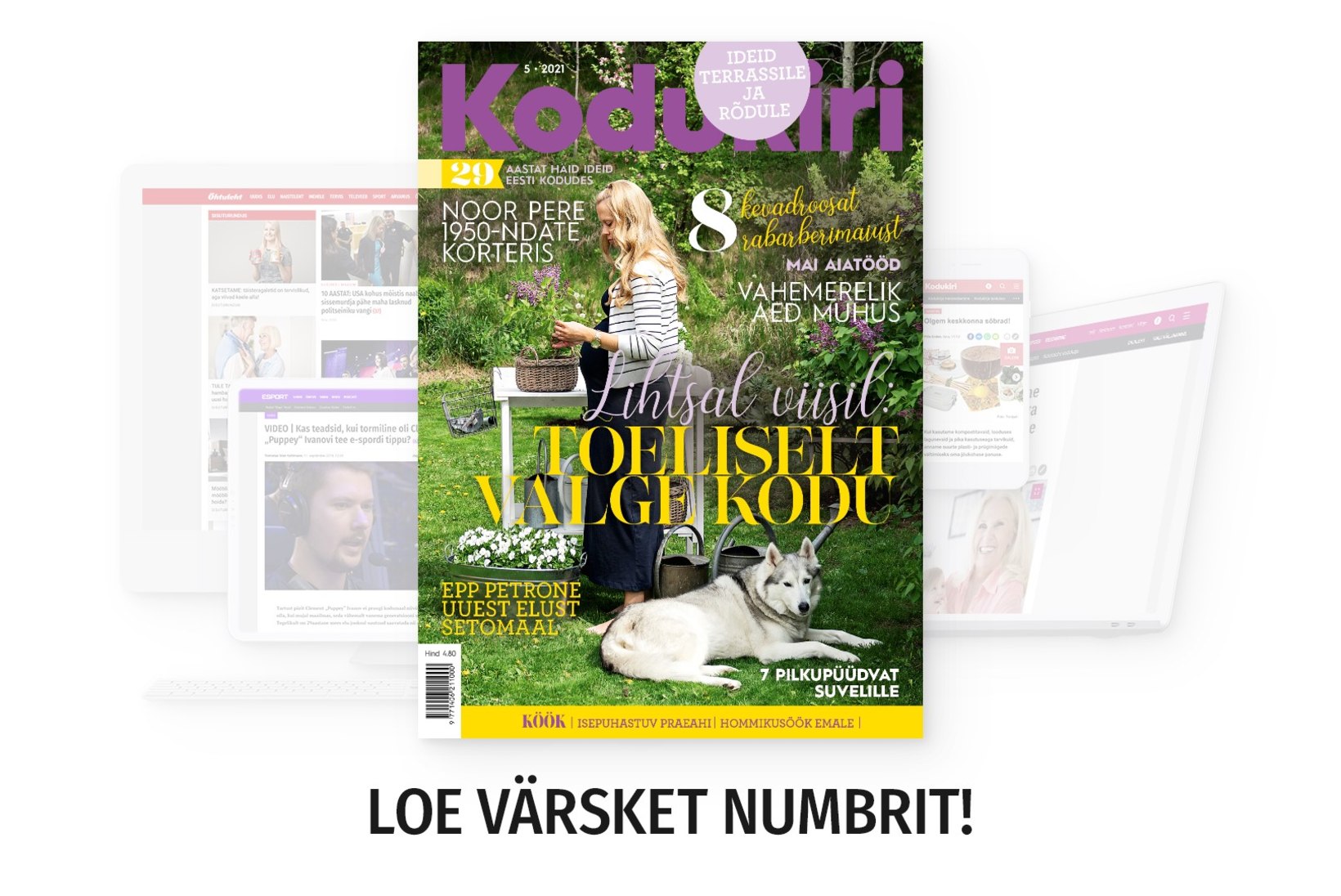 UUS KODUKIRI | Maikuu ajakirjas heidame pilgu aiakujunduse peapreemia võitnud aeda Saaremaal