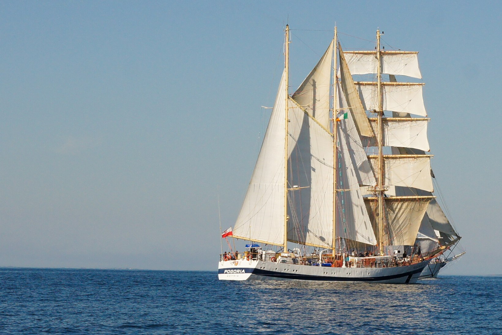 16. juulil jõuab Tallinnasse Poola üks uhkemaid purjelaevu Pogoria