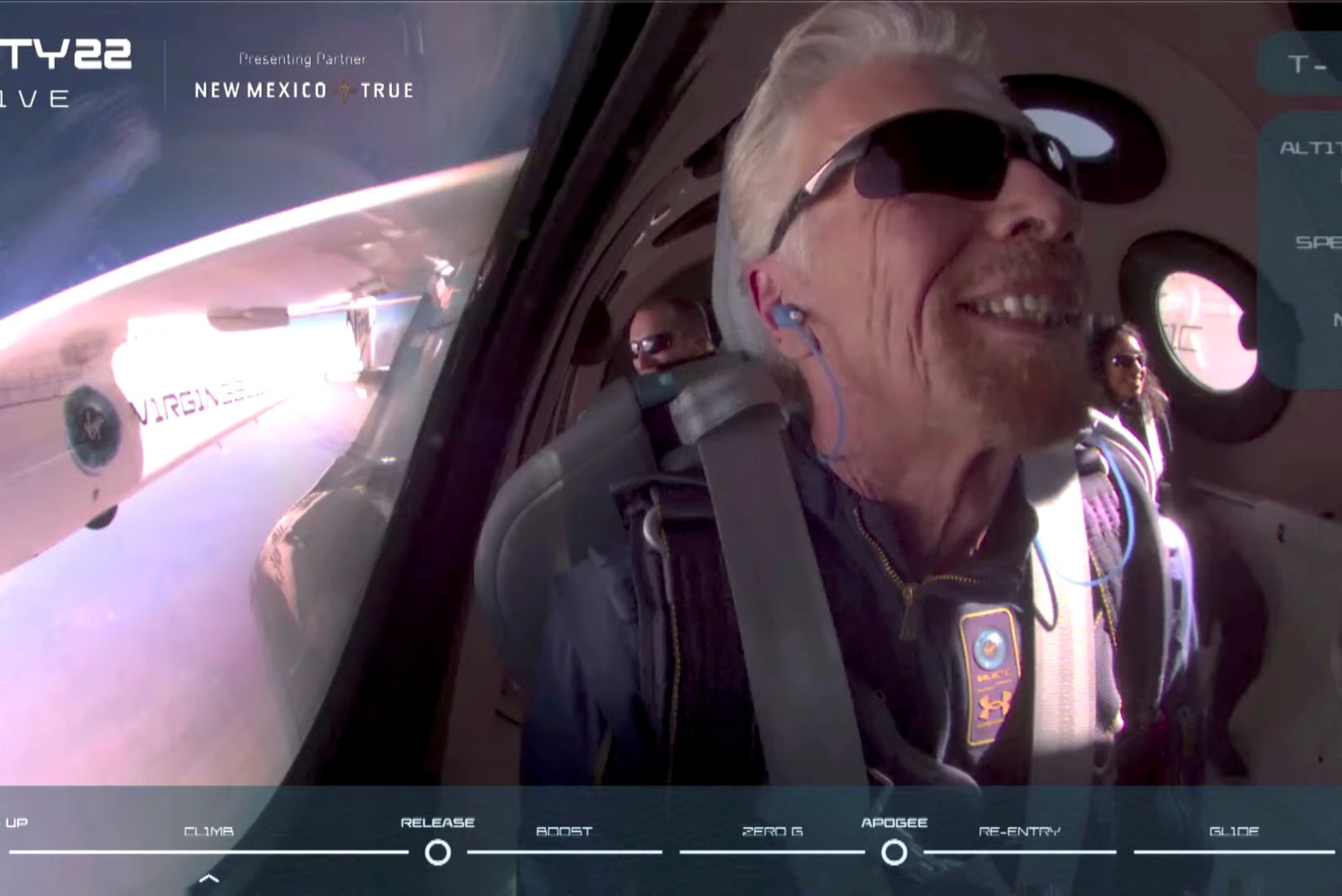 VIDEO | Miljardäride võistluse esimene kosmosehüpe: Richard Branson tegi oma esimese kosmoselennu üheksa päeva enne konkurenti
