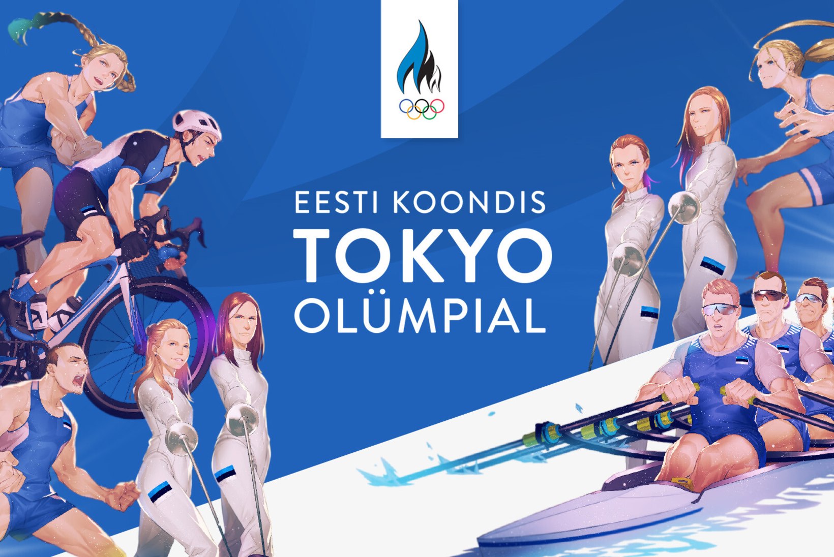 GALERII | PÕNEV! Jaapani kunstnik joonistas Eesti olümpiasportlasi
