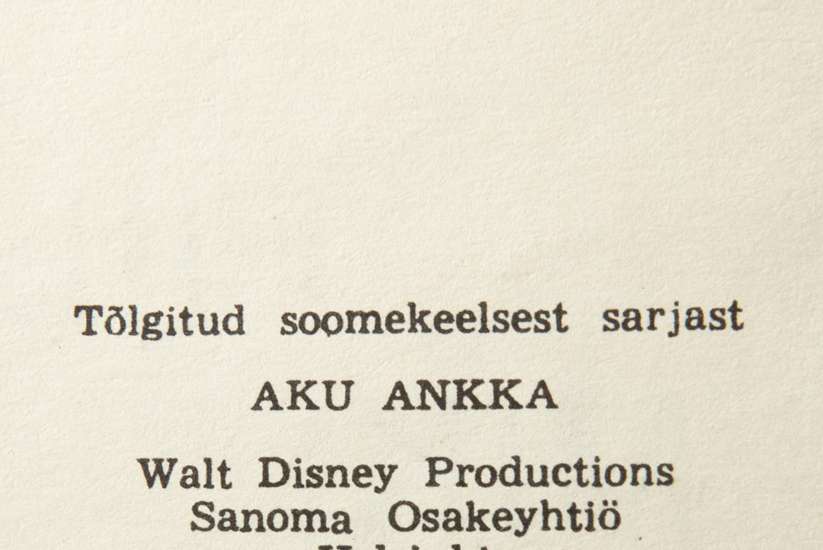 „Hiilgav, härra Part! Hiilgav!“ 50 aastat tagasi ilmus esimene eestikeelne Disney koomiksikogumik