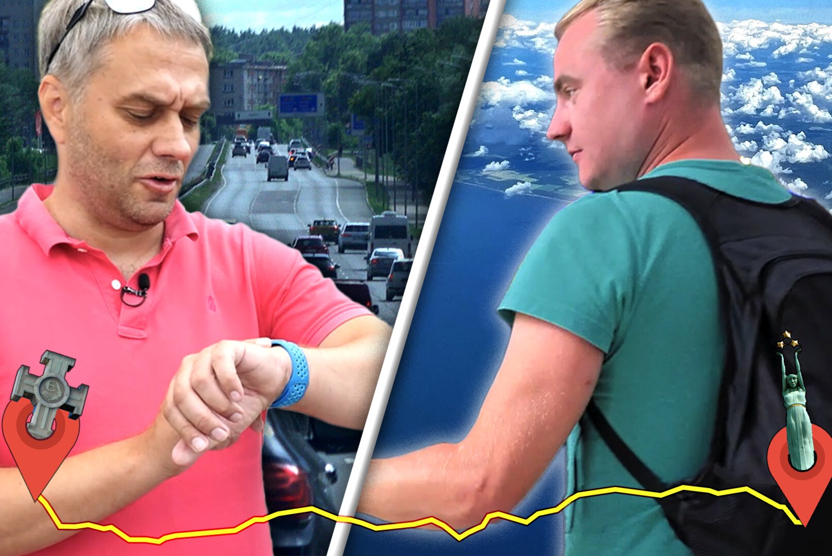 ÕL VIDEO | SUUR VÕIDUSÕIT ehk kas Tallinnast Riiga saab kiiremini auto või lennukiga?