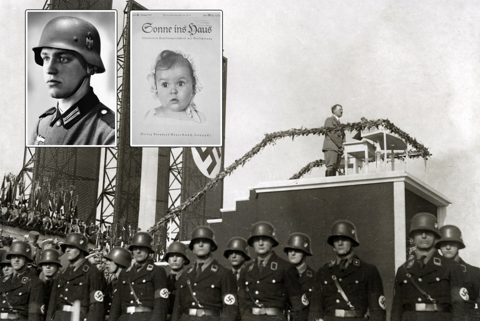 POSTRIPOISS JA -BEEBI: natsid värbasid juudist noormehe foto abil sõdureid ja nimetasid juudiplika kauneimaks aaria lapseks