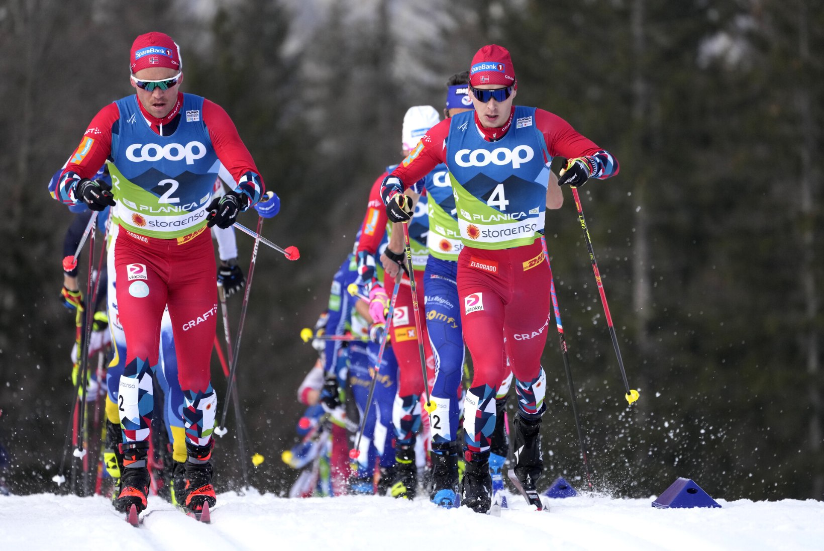 ÜLEVÕIM: Norra saavutas MMil meeste suusavahetusega sõidus nelikvõidu