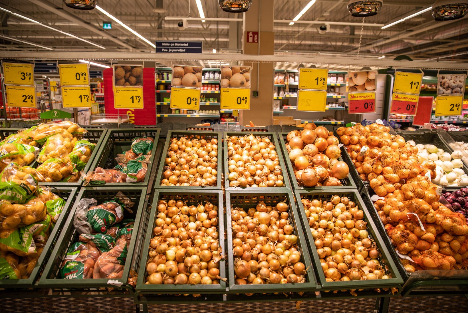 ÕHTULEHE MIINIMUMTOIDUKORV: hurraa, toiduhinnad aprillis langesid – tervelt 0,68 protsenti! 