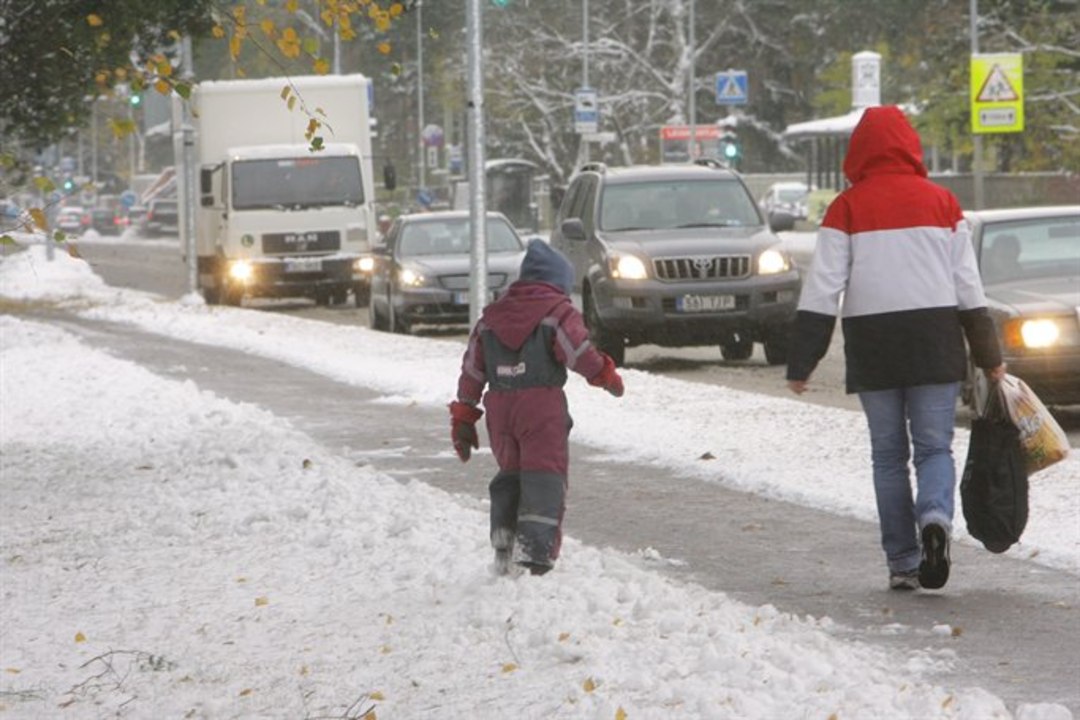 Ettevaatust, Lumesadu Häirib Liiklust