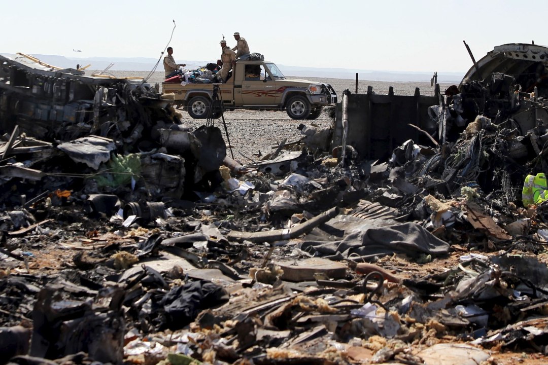 Egiptus: miski ei kinnita, et Vene lennukihukk Siinai kohal oli terroritegu