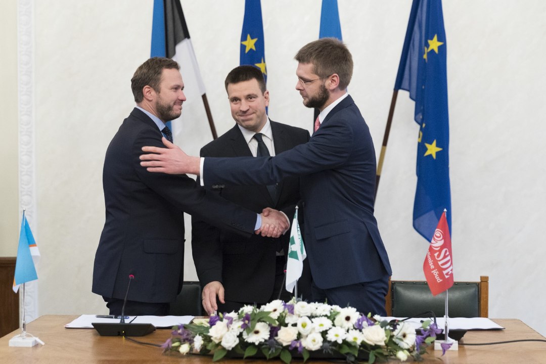 KOALITSIOONILÄBIRÄÄKIMISED POLNUD KERGED: tüli oli omajagu